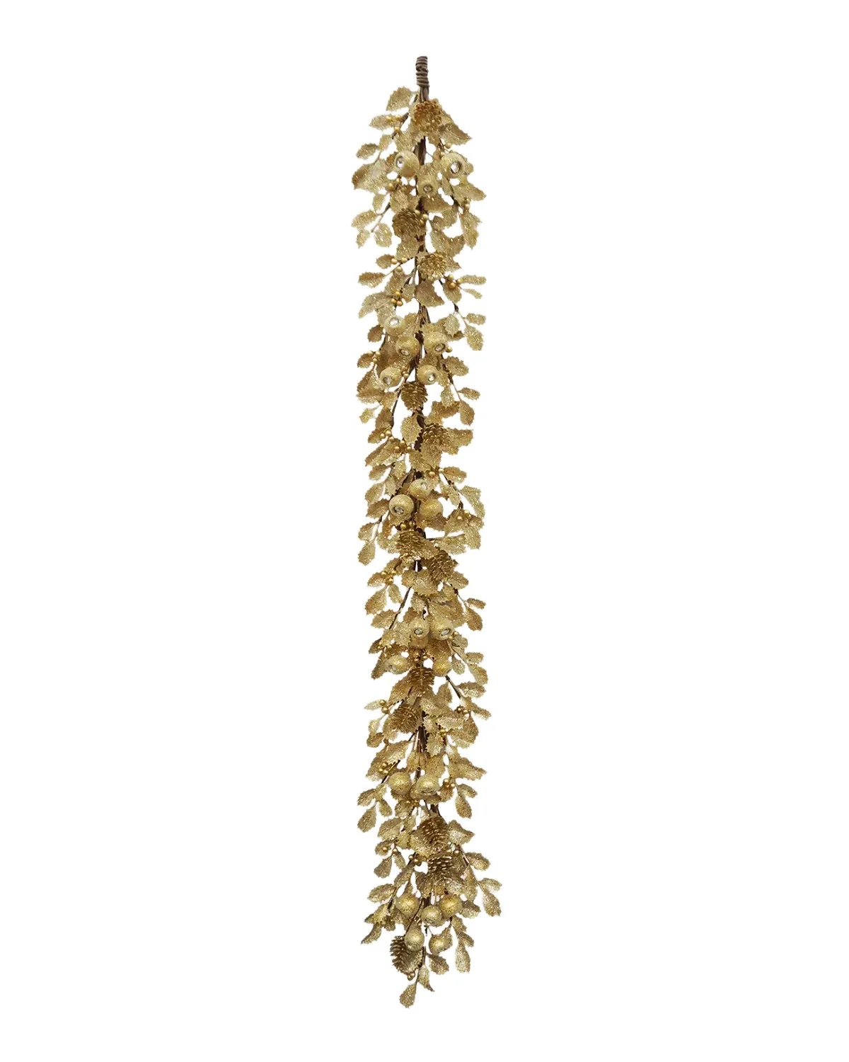 Winward Home 60" Holly Leaf with Pod Garland