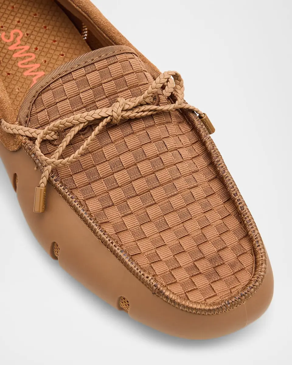 SWIMS Men's Woven Textile and Suede Drivers | Thumbnail 4 SWIMS Men's Woven Textile and Suede Drivers | Thumbnail 4