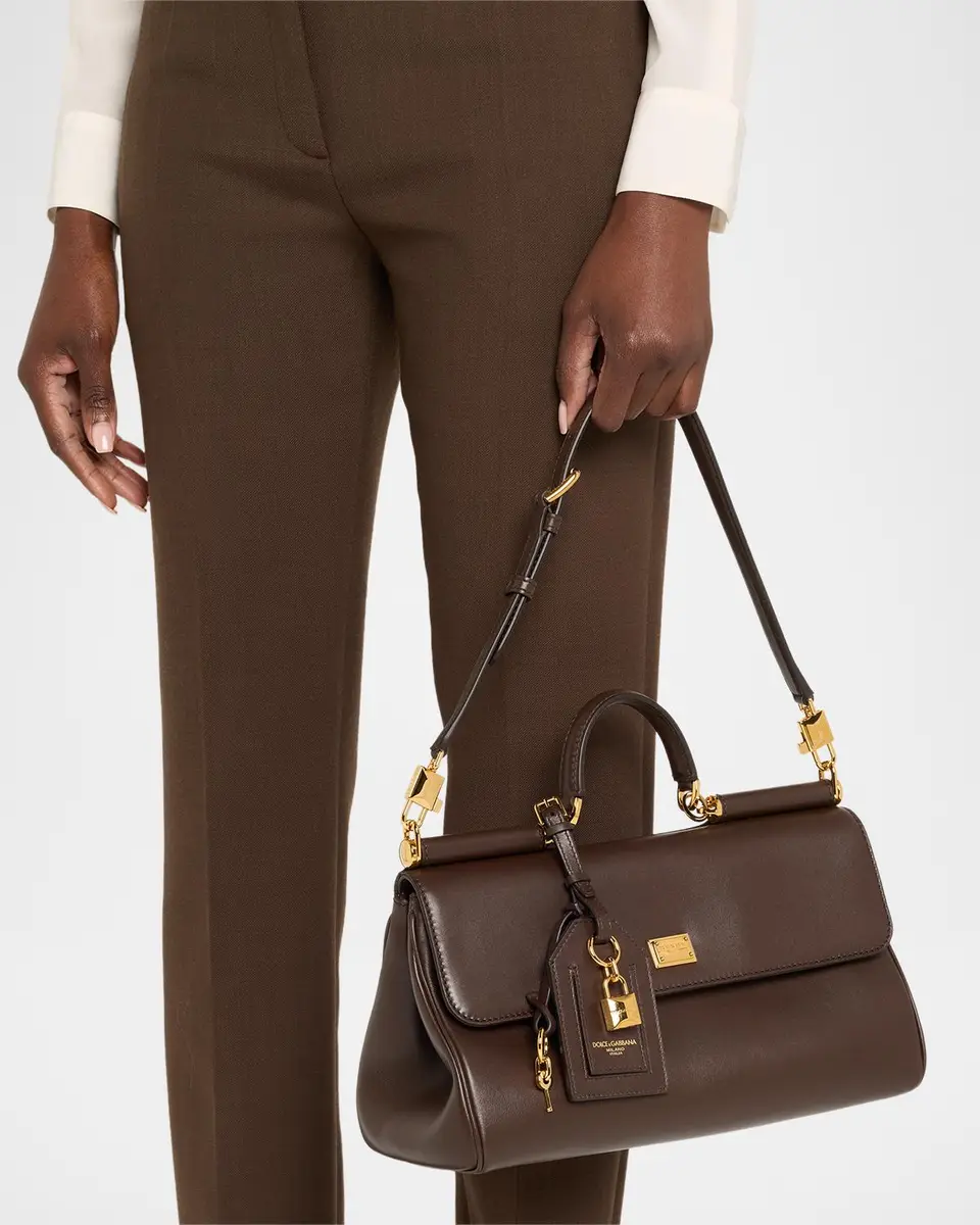 Dolce & Gabbana My Sicily Leather Top-Handle Bag | Thumbnail 2 Dolce & Gabbana My Sicily Leather Top-Handle Bag | Thumbnail 2