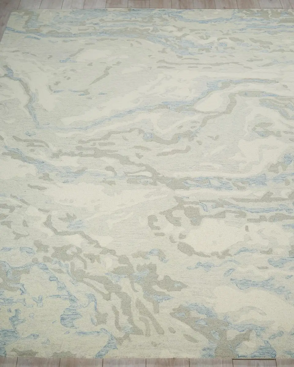 Exquisite Rugs Cortero Hand-Tufted Light Blue & Ivory Rug | Thumbnail 5 Exquisite Rugs Cortero Hand-Tufted Light Blue & Ivory Rug | Thumbnail 5