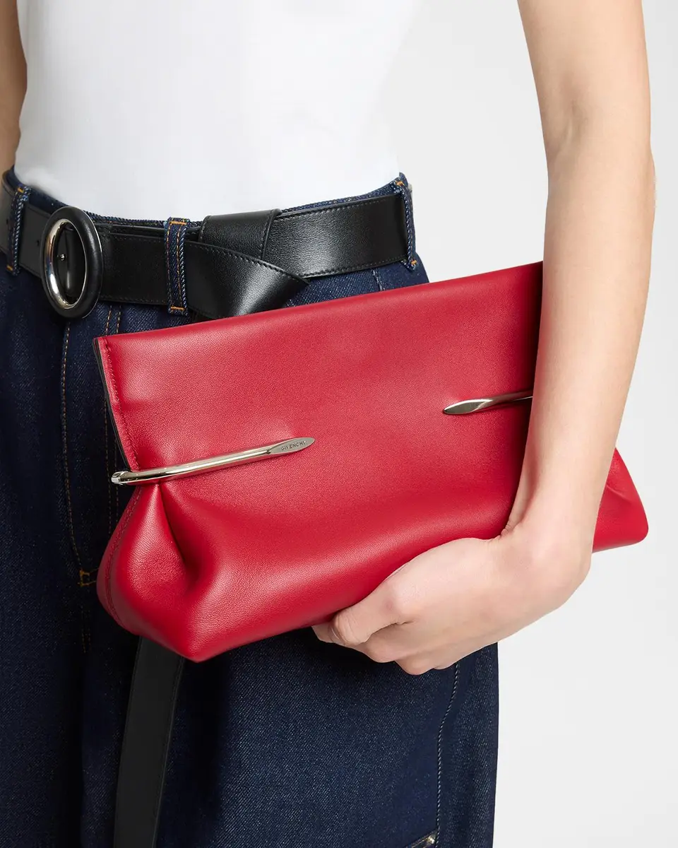 Givenchy Pinch Soft Leather Clutch Bag | Thumbnail 2 Givenchy Pinch Soft Leather Clutch Bag | Thumbnail 2