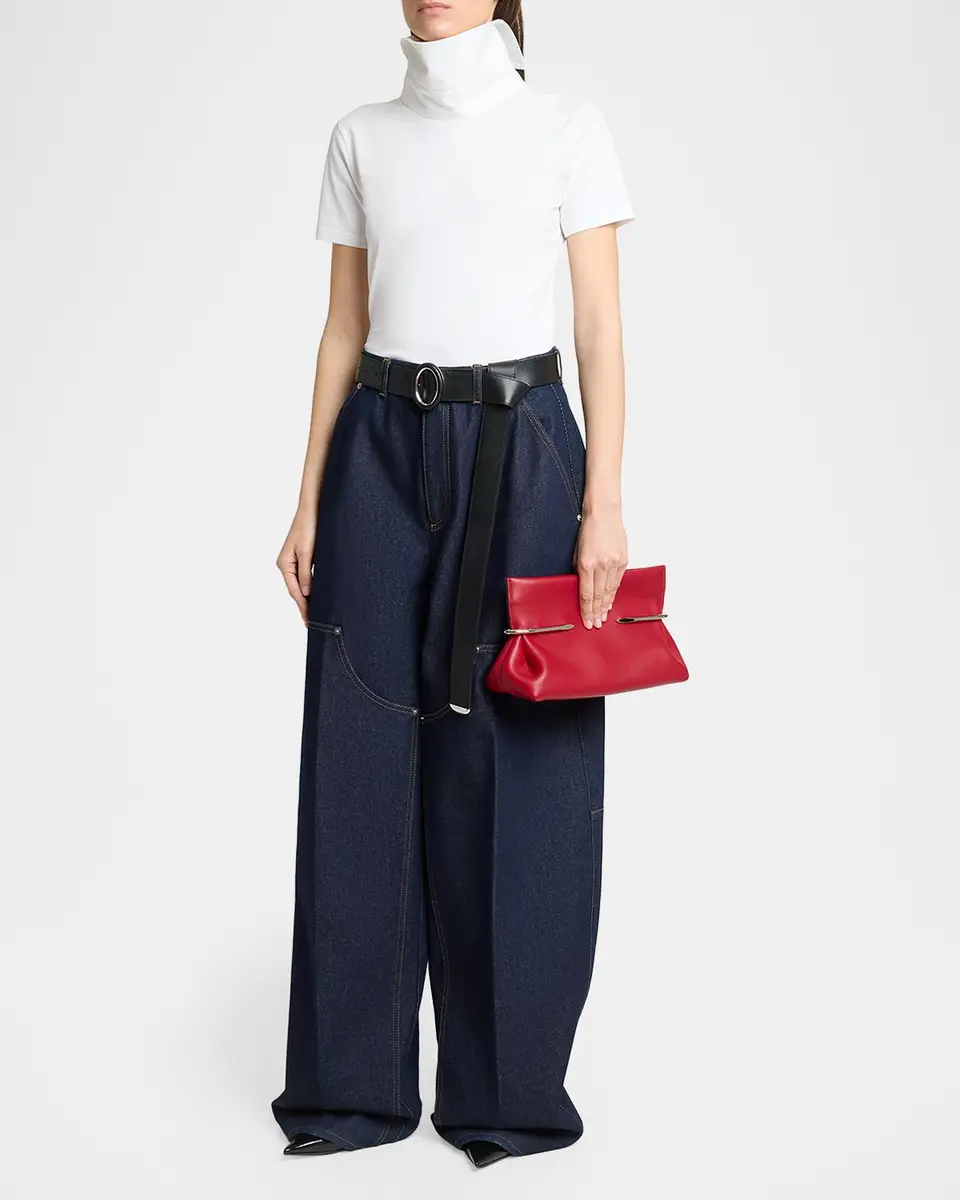 Givenchy Pinch Soft Leather Clutch Bag | Thumbnail 5 Givenchy Pinch Soft Leather Clutch Bag | Thumbnail 5