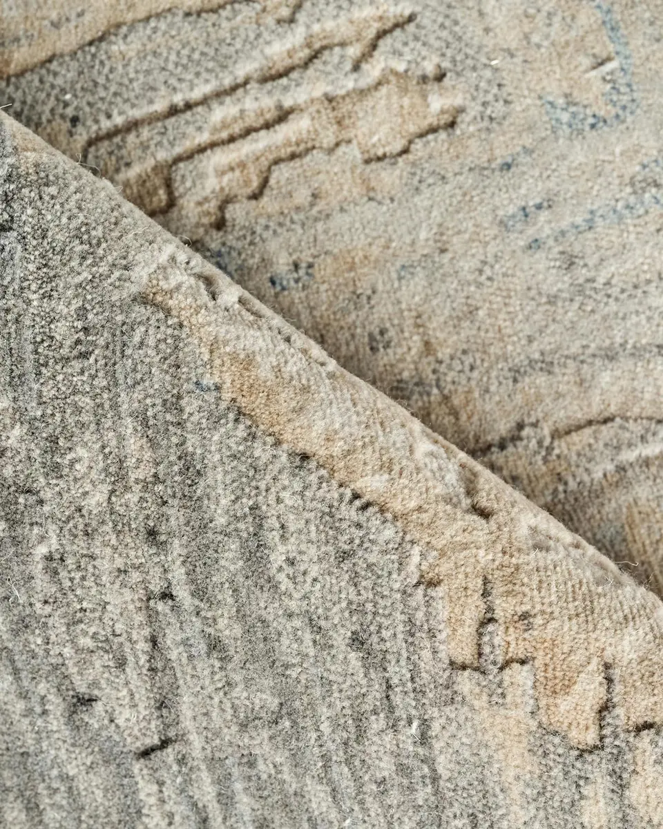 Exquisite Rugs Infinity Power-Loomed Ivory/Blue/Terracotta Rug | Thumbnail 3