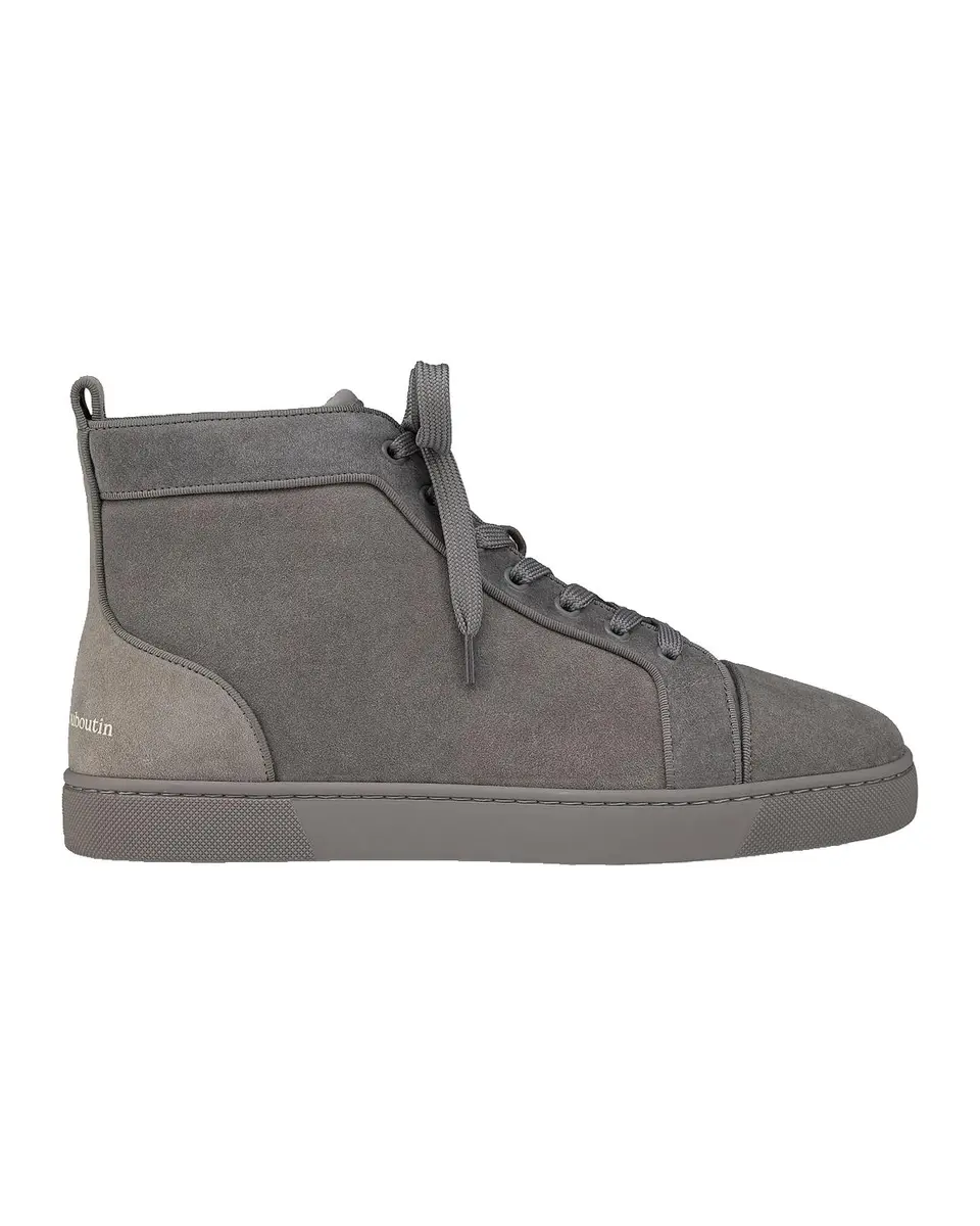 Christian Louboutin Louis Canopy Suede High-Top Sneakers | Thumbnail 3 Christian Louboutin Louis Canopy Suede High-Top Sneakers | Thumbnail 3