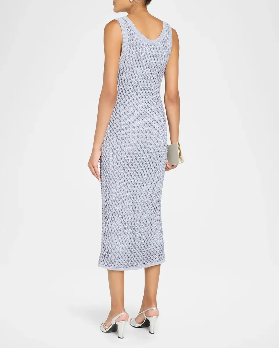Diotima Emin Crystal Mesh Maxi Tank Dress | Thumbnail 3 Diotima Emin Crystal Mesh Maxi Tank Dress | Thumbnail 3
