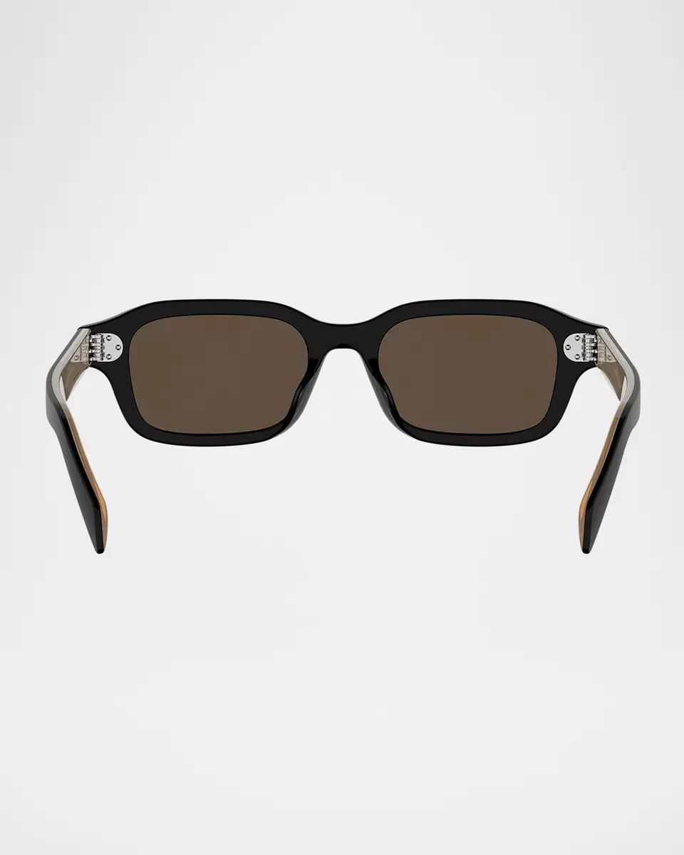 Celine Men's 3 Dots Acetate Rectangle Sunglasses | Thumbnail 5 Celine Men's 3 Dots Acetate Rectangle Sunglasses | Thumbnail 5