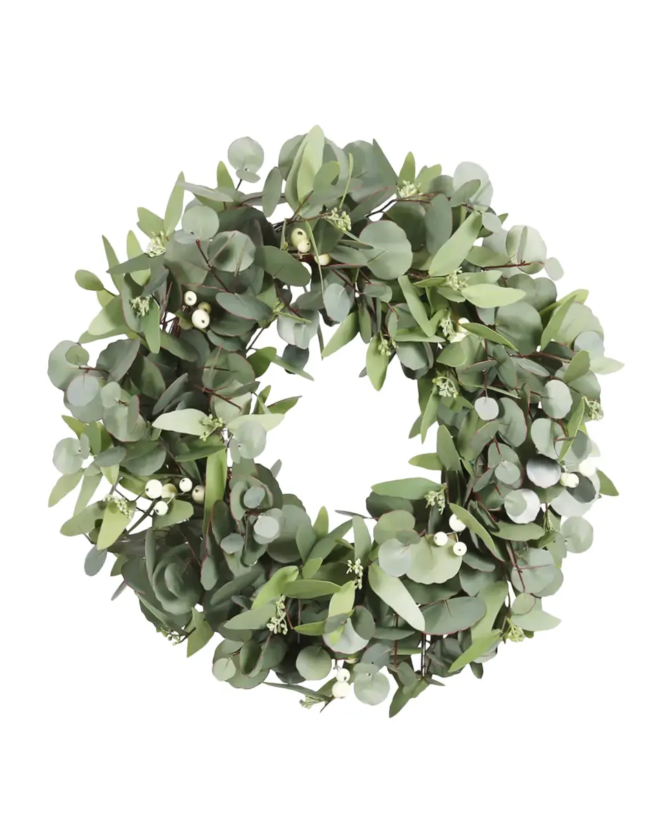 Winward Home Faux Eucalyptus 24" Wreath | Thumbnail 2