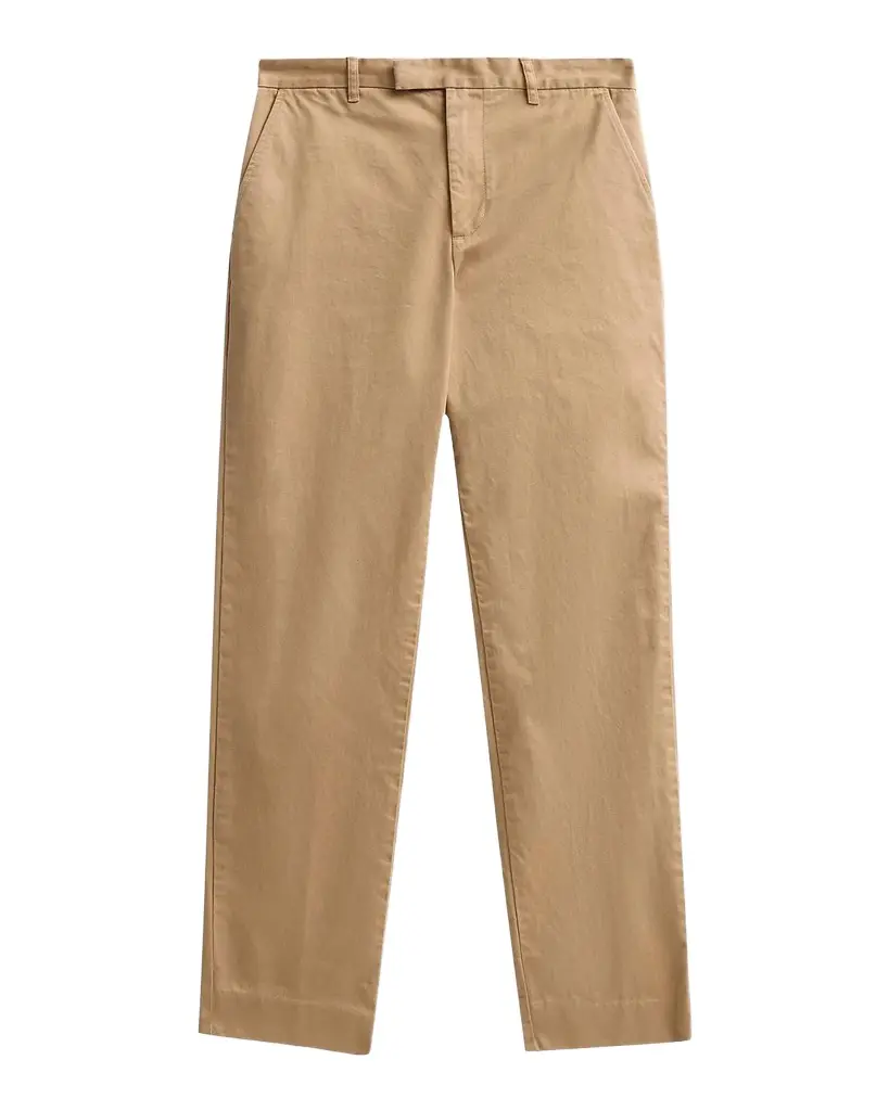 Vince Men's Brushed Twill Straight Leg Flat-Front Pants