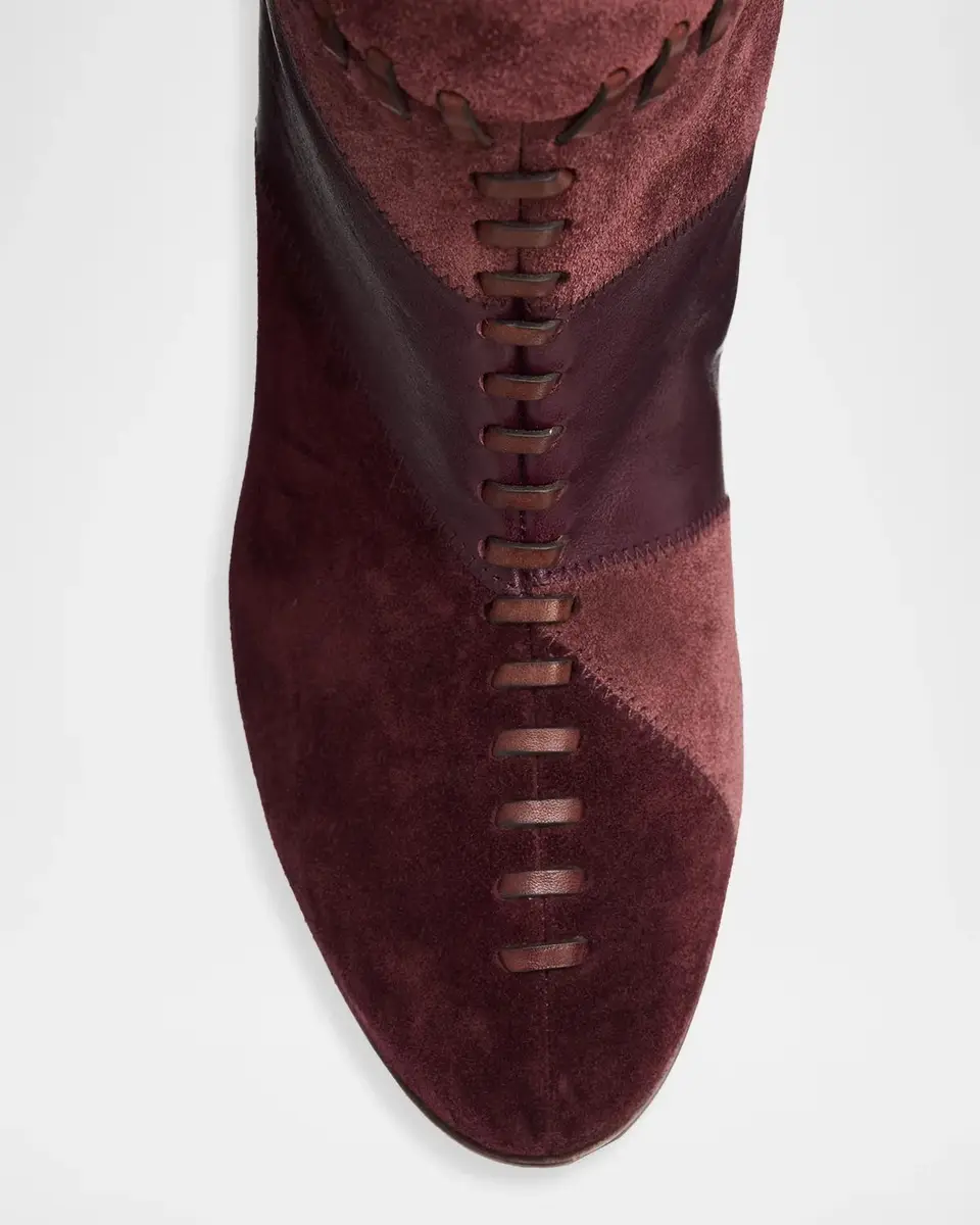 Zimmermann Alchemy 75MM Patchwork Leather Knee-High Boots | Thumbnail 3
