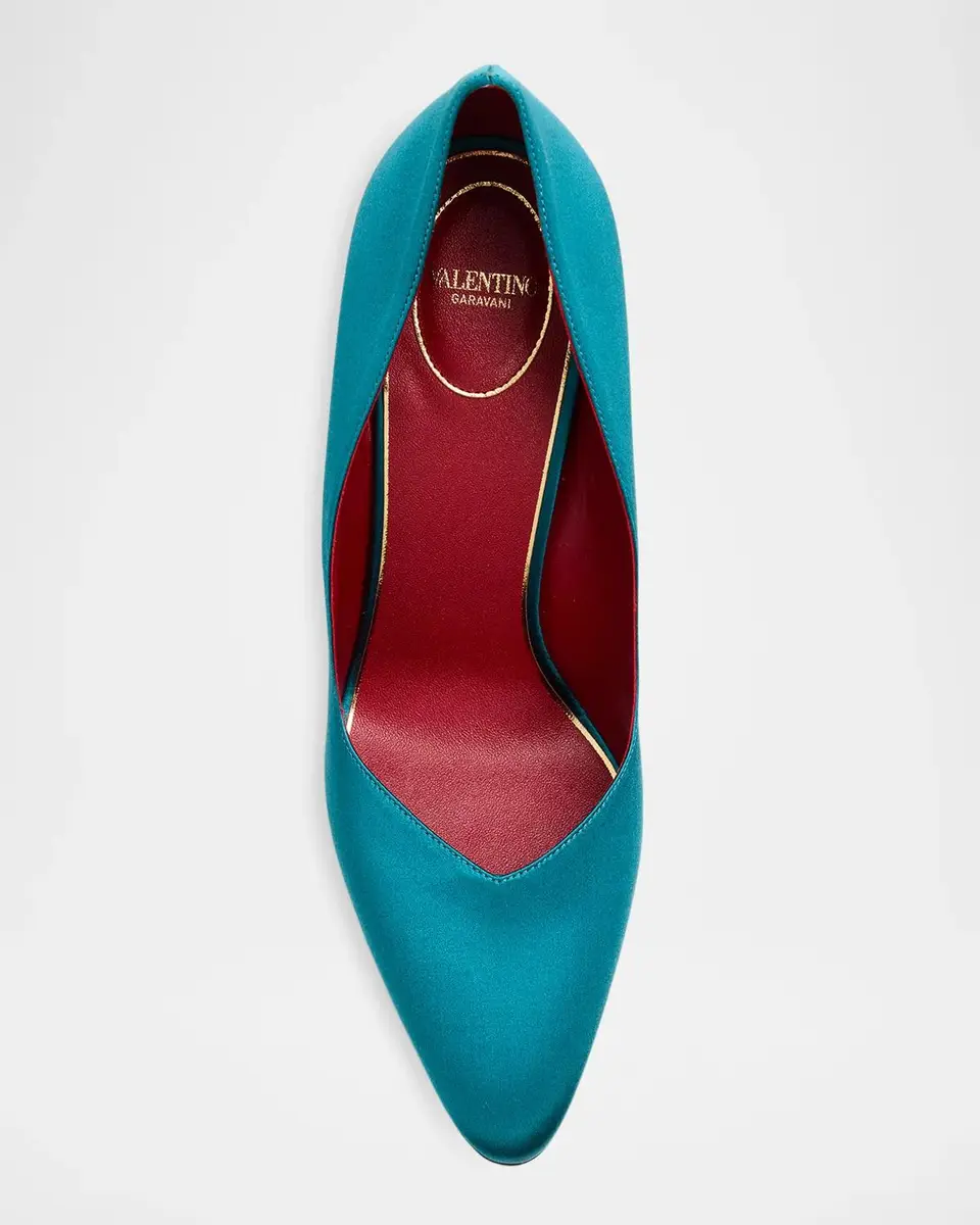 Valentino Garavani Satin Stiletto Pump | Thumbnail 6 Valentino Garavani Satin Stiletto Pump | Thumbnail 6