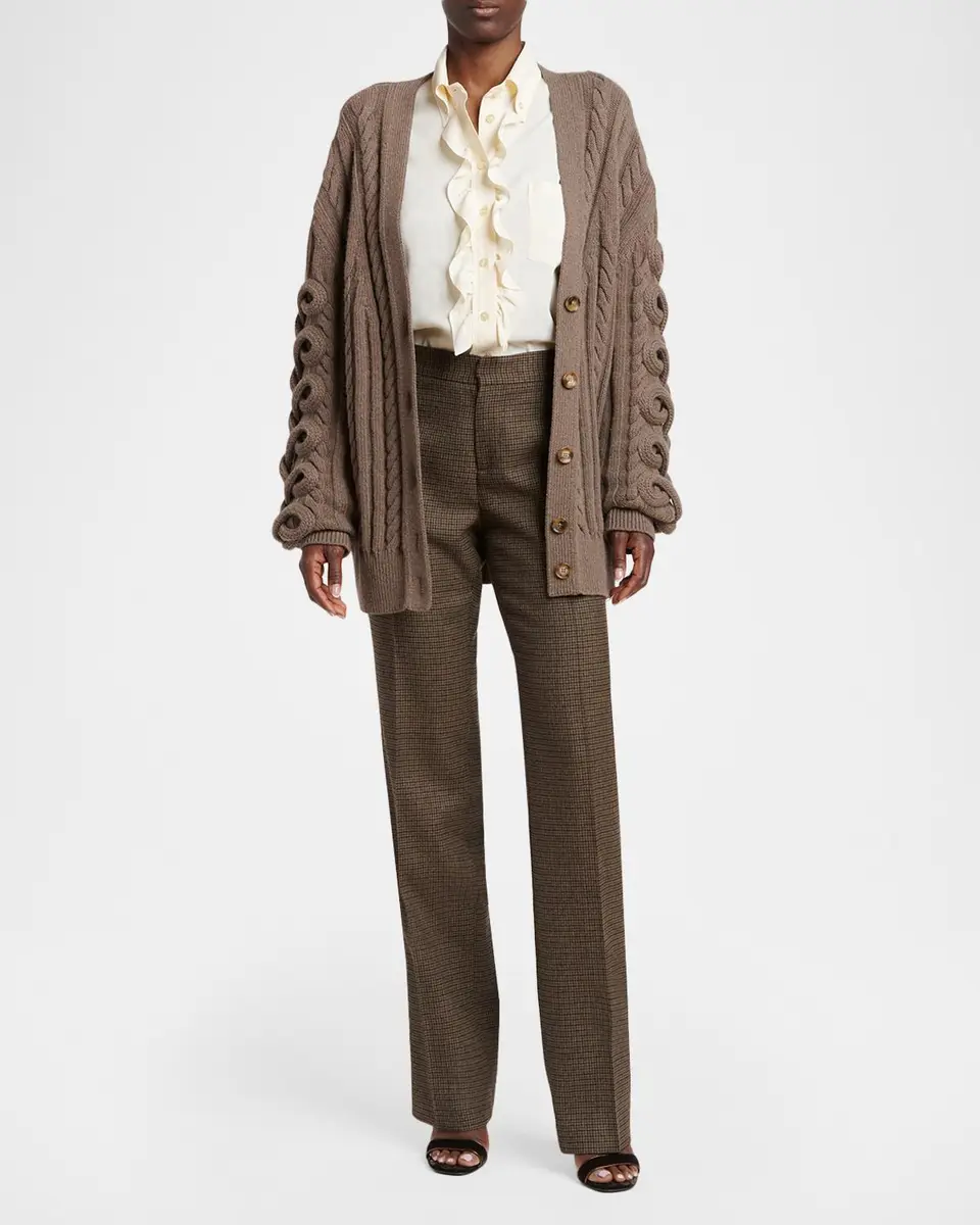 Etro Paisley Silk Jacquard Ruffle Button-Down Shirt | Thumbnail 2 Etro Paisley Silk Jacquard Ruffle Button-Down Shirt | Thumbnail 2