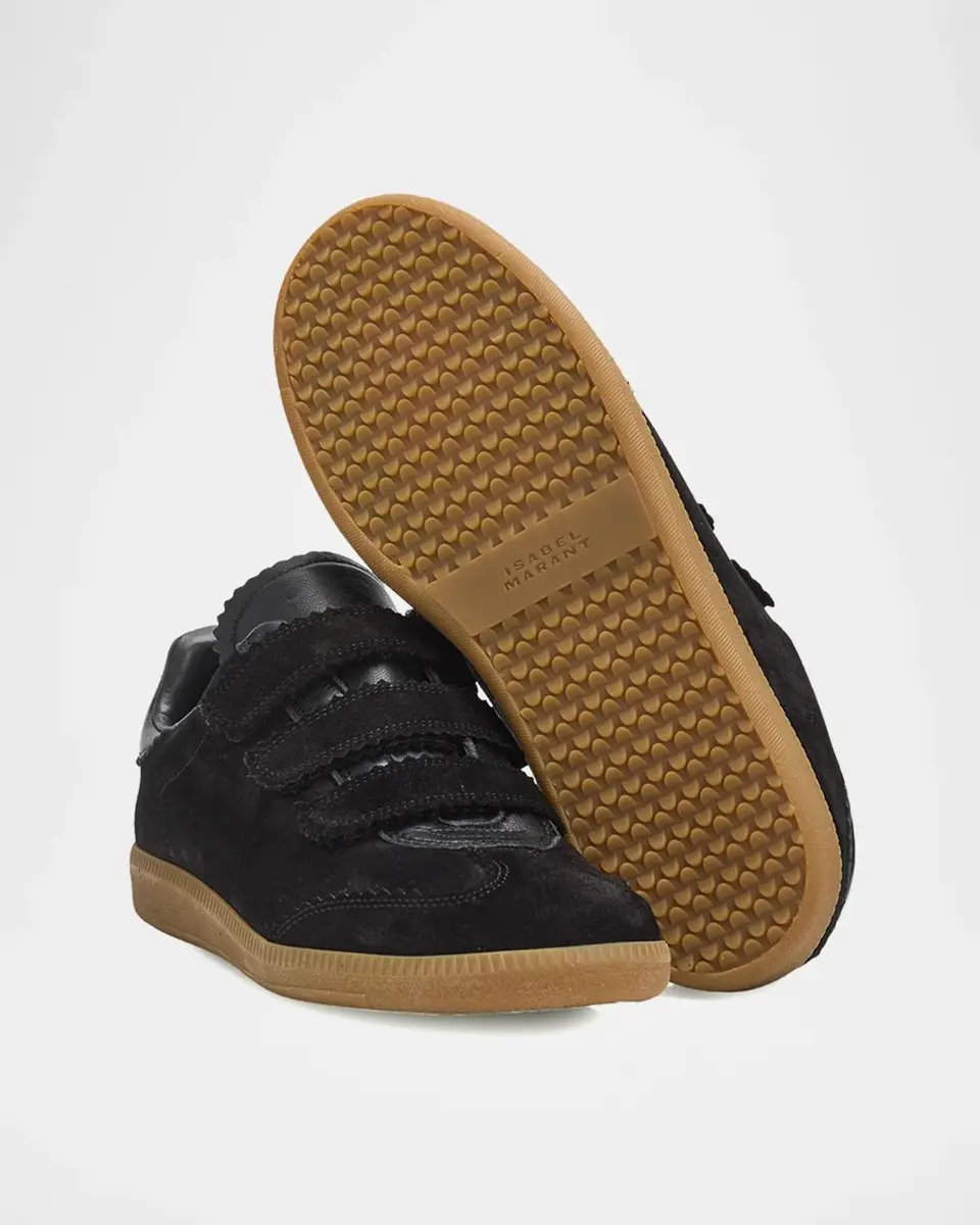 Isabel Marant Beth Mixed Leather Triple-Grip Sneakers | Thumbnail 3 Isabel Marant Beth Mixed Leather Triple-Grip Sneakers | Thumbnail 3