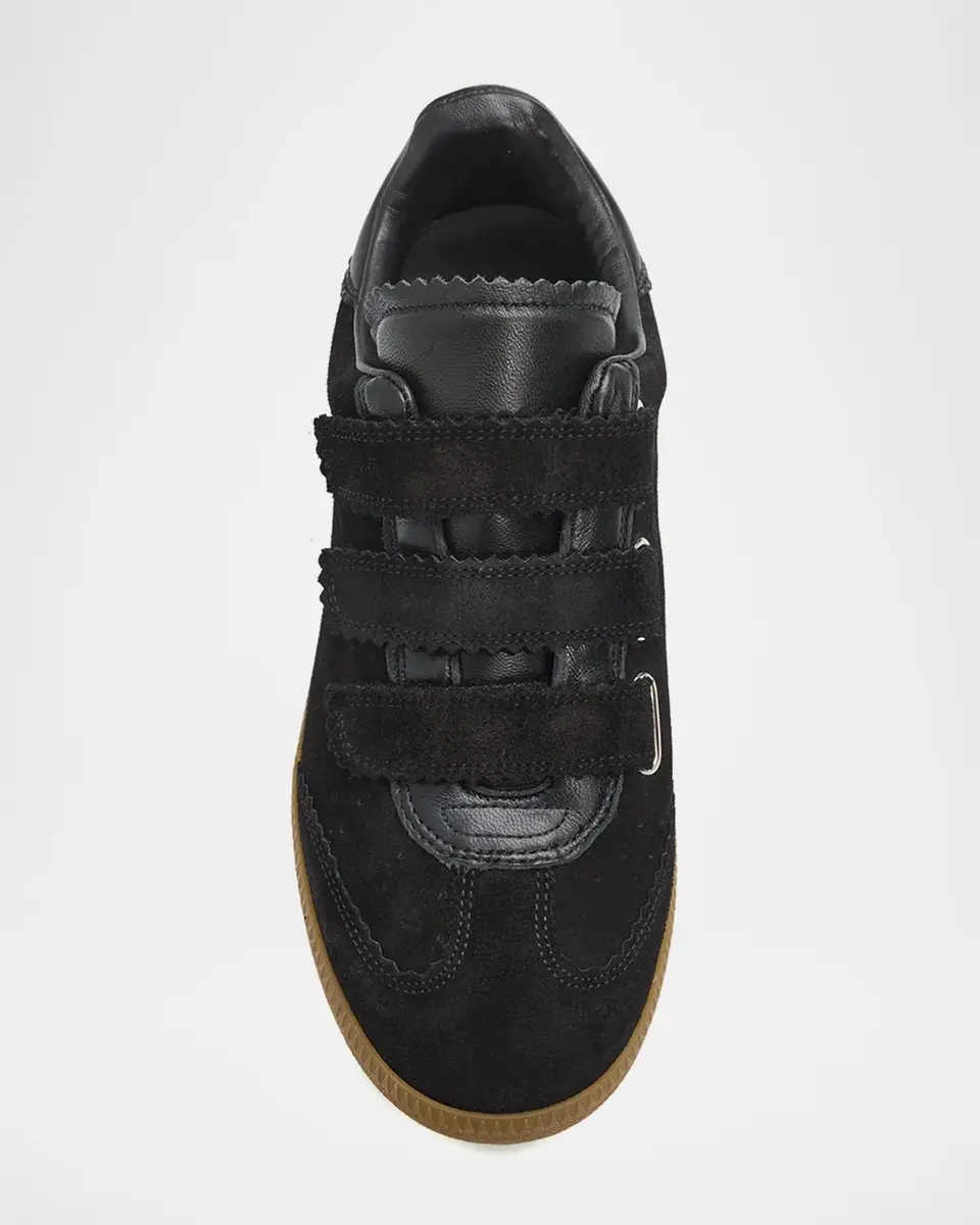 Isabel Marant Beth Mixed Leather Triple-Grip Sneakers | Thumbnail 4 Isabel Marant Beth Mixed Leather Triple-Grip Sneakers | Thumbnail 4