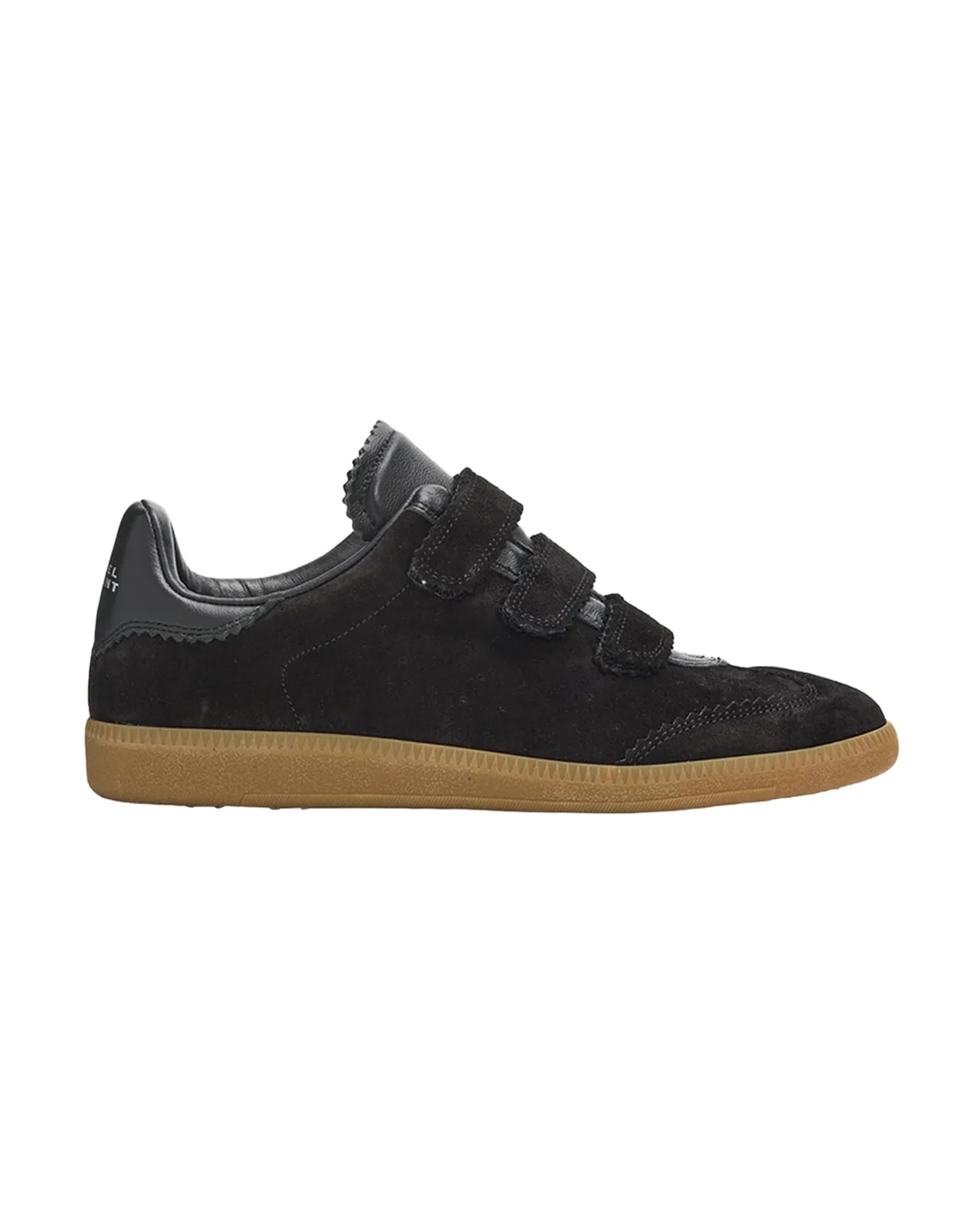 Beth Mixed Leather Triple-Grip Sneakers