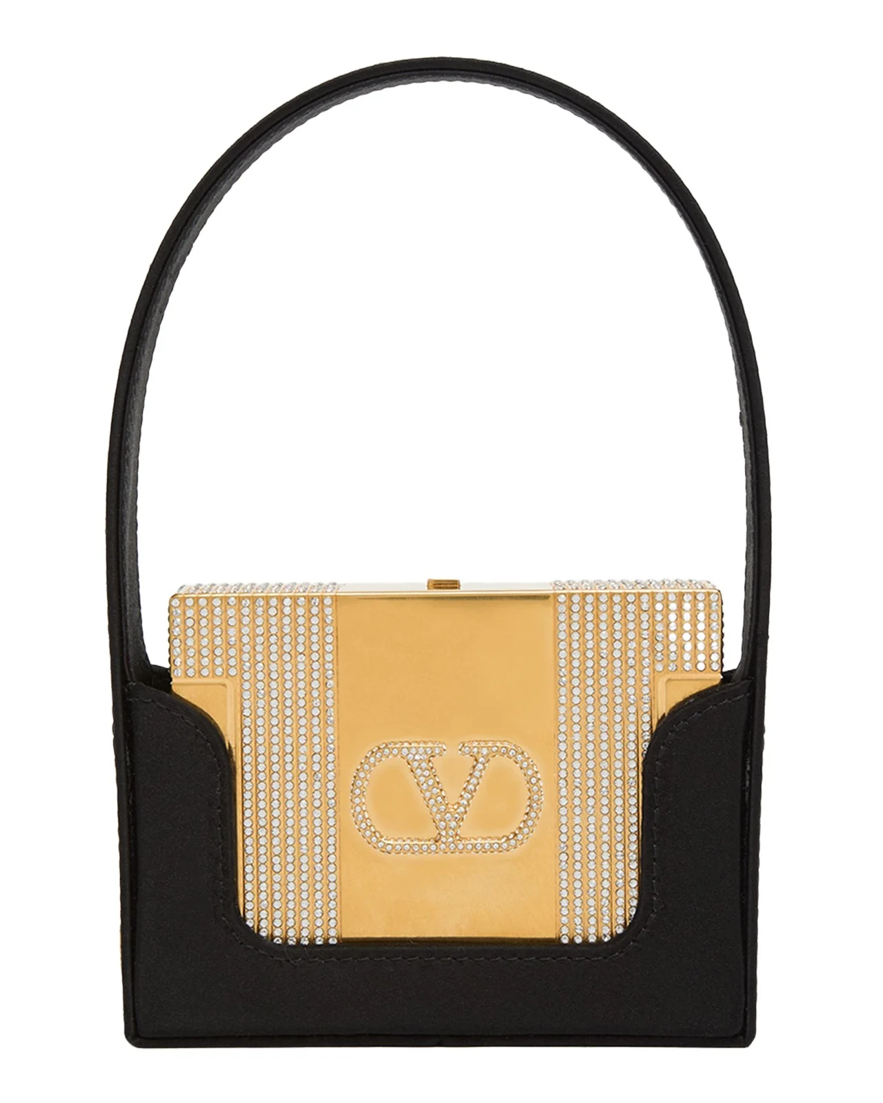 Minaumorphe 2-in-1 Crystal Satin Minaudière Minaumorphe 2-in-1 Crystal Satin Minaudière