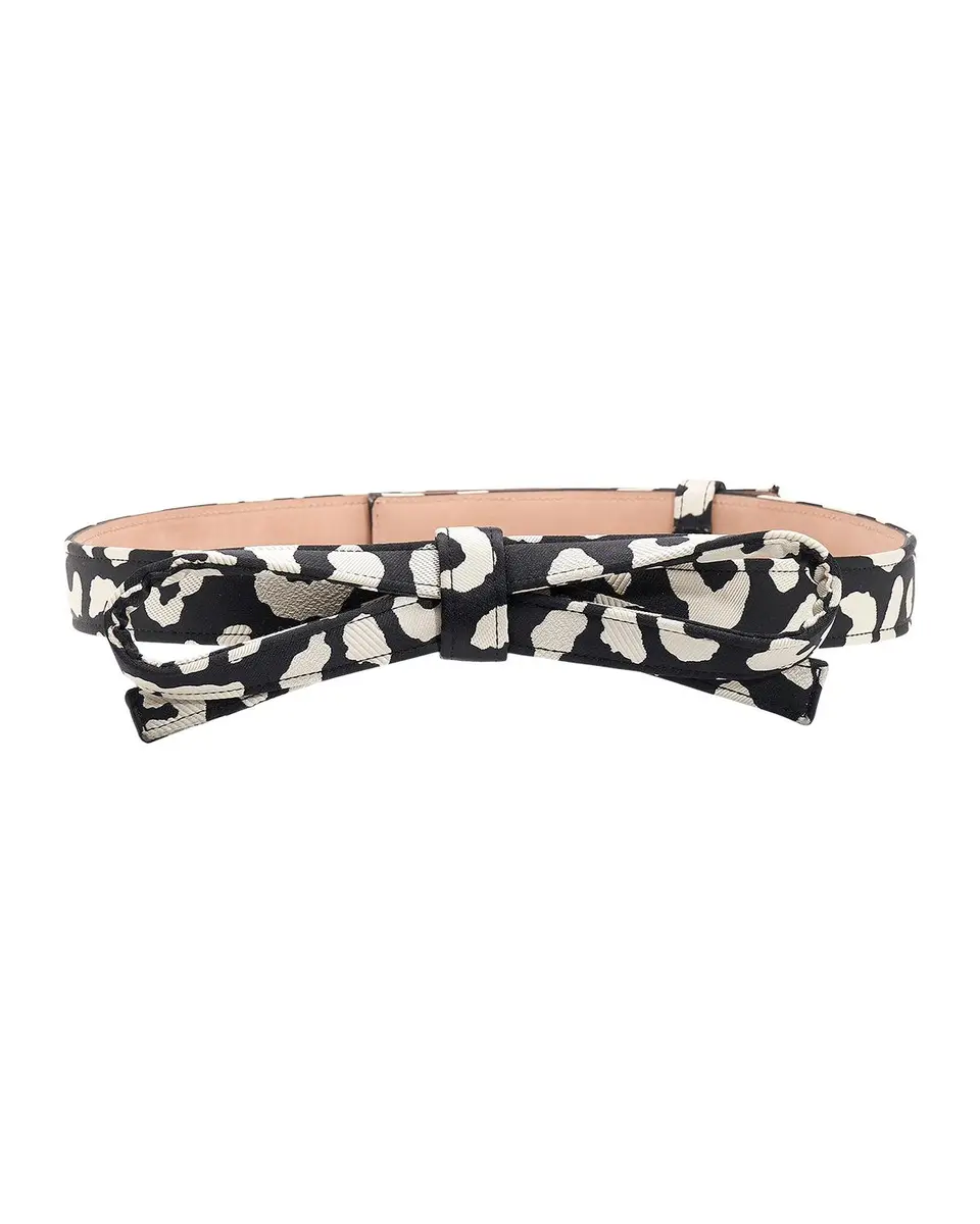 Carolina Herrera Leopard Jacquard Bow Belt | Thumbnail 3 Carolina Herrera Leopard Jacquard Bow Belt | Thumbnail 3