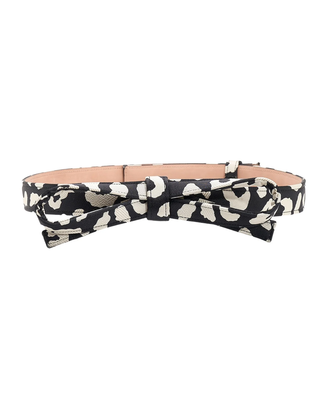 Leopard Jacquard Bow Belt Leopard Jacquard Bow Belt