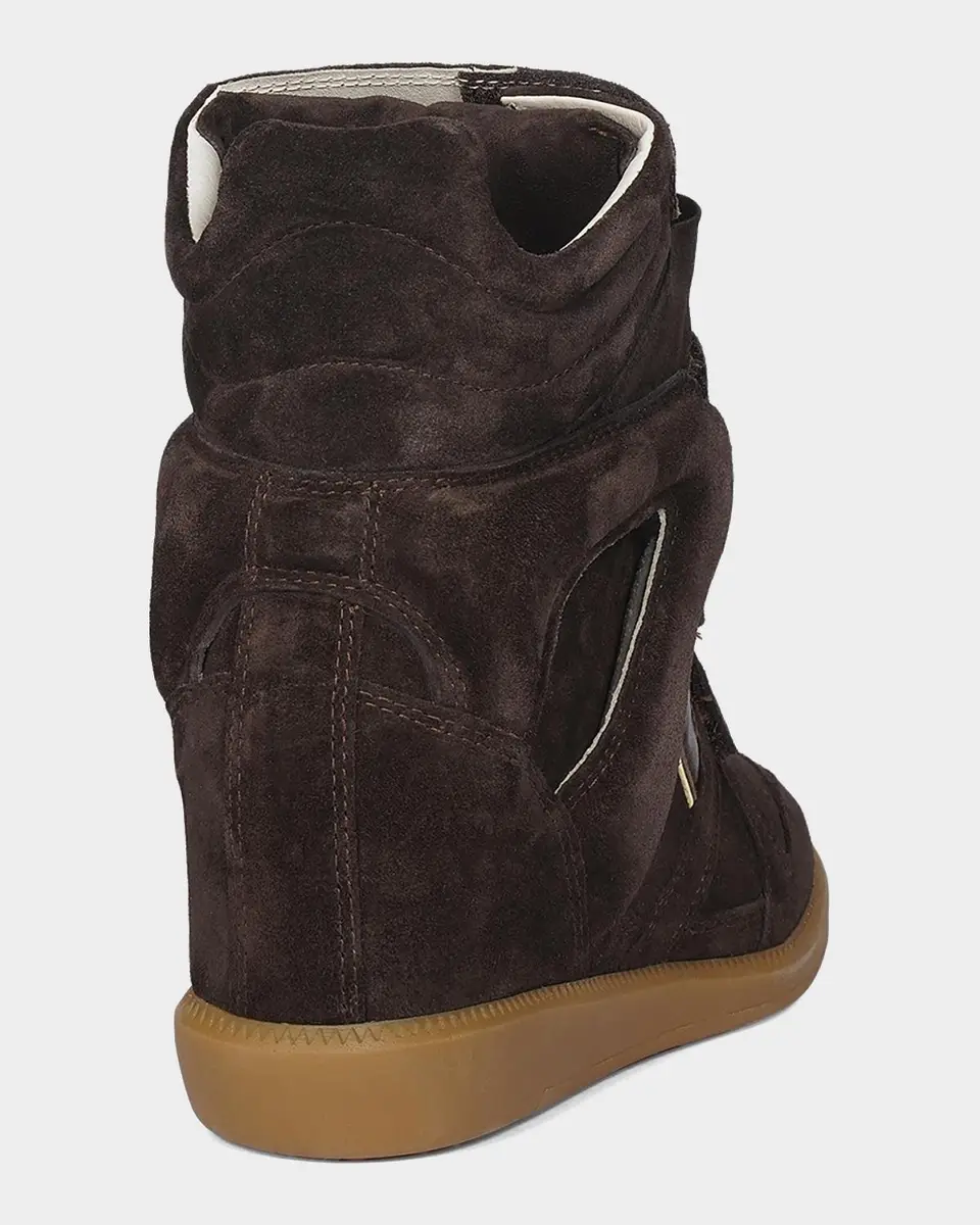 Isabel Marant Bekett Suede High-Top Platform Sneakers | Thumbnail 2