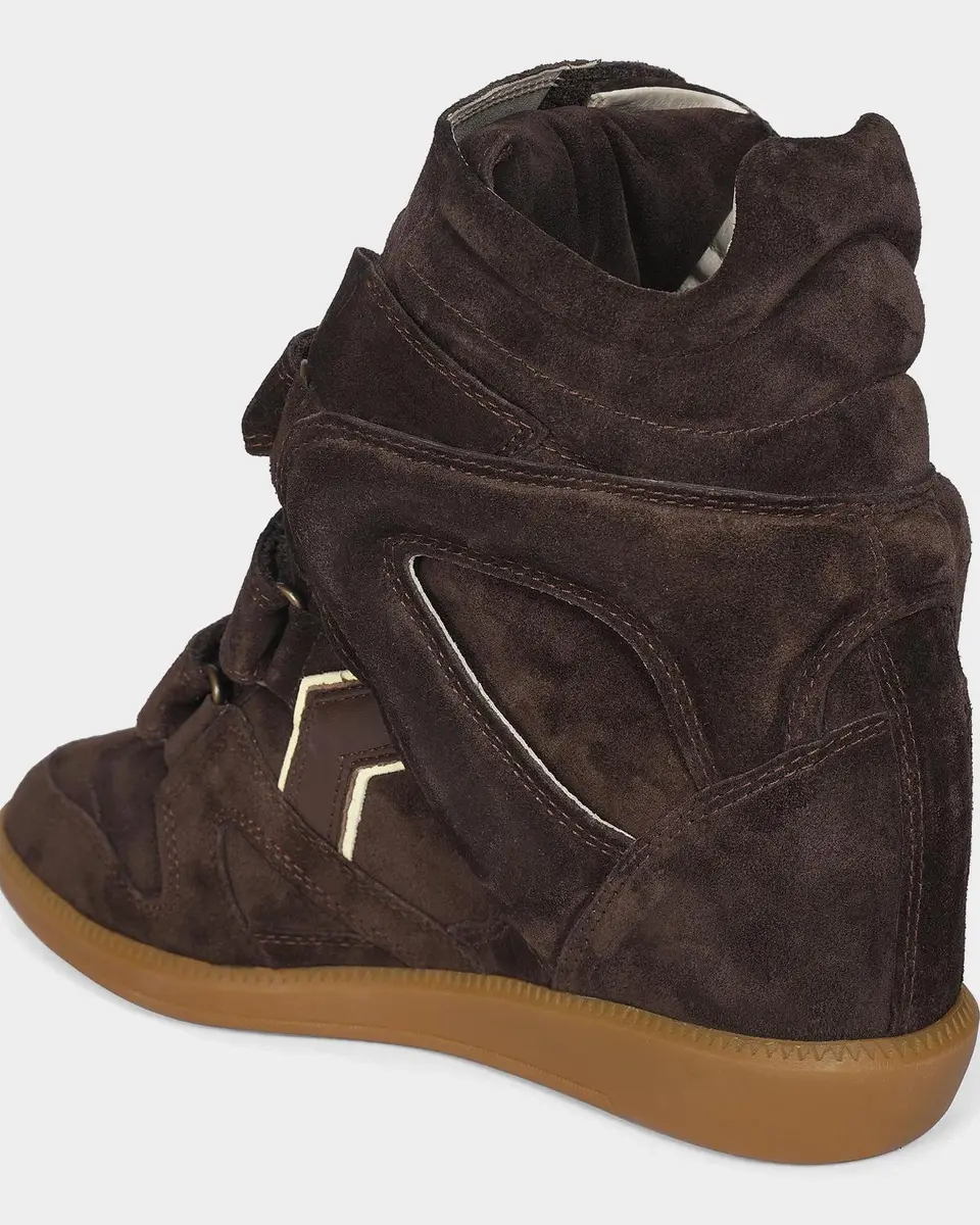 Isabel Marant Bekett Suede High-Top Platform Sneakers | Thumbnail 3