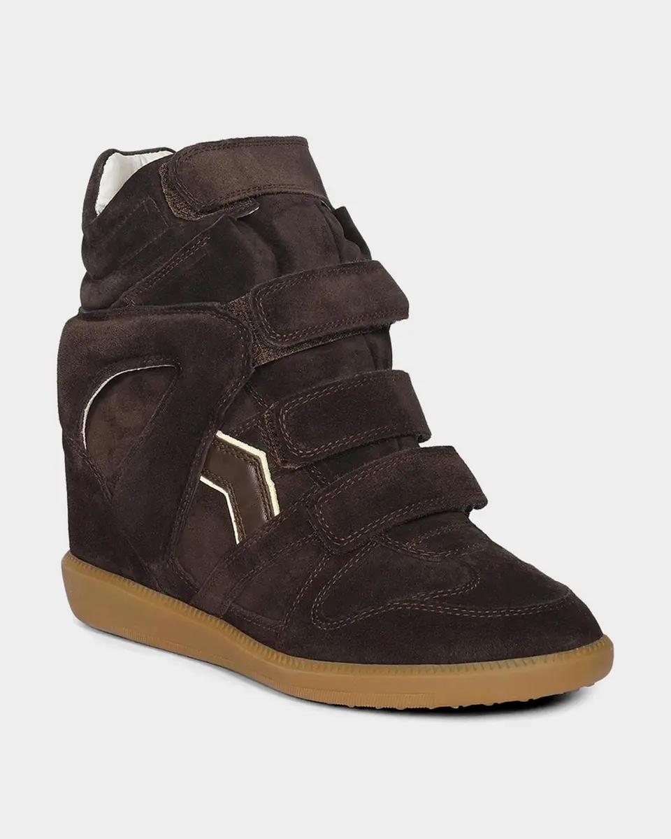 Isabel Marant Bekett Suede High-Top Platform Sneakers | Thumbnail 5