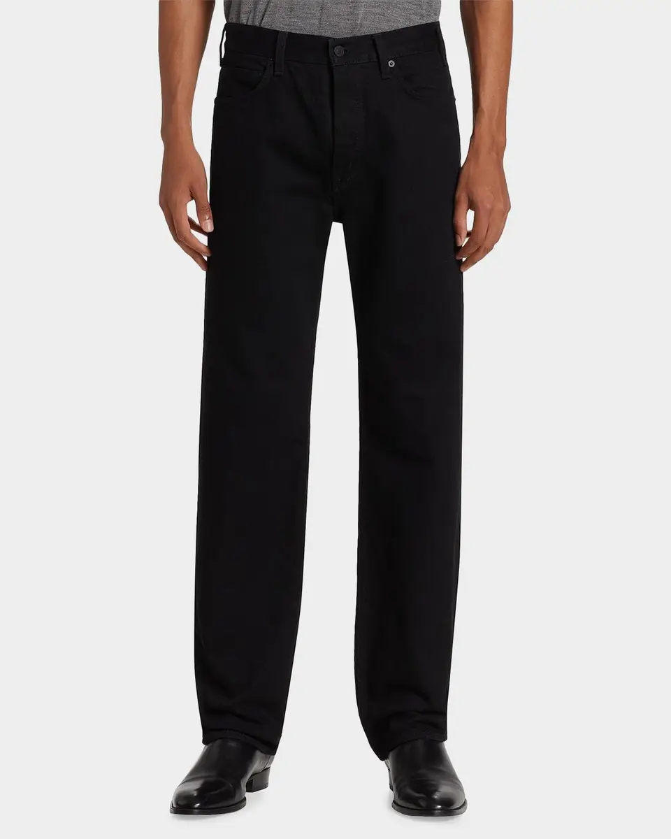 Nili Lotan Men's Billie Straight-Leg Jeans | Thumbnail 4 Nili Lotan Men's Billie Straight-Leg Jeans | Thumbnail 4