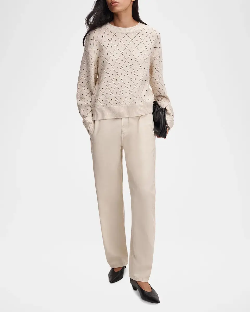 rag & bone Emma Rhinestone-Embellished Wool Sweater | Thumbnail 2 rag & bone Emma Rhinestone-Embellished Wool Sweater | Thumbnail 2