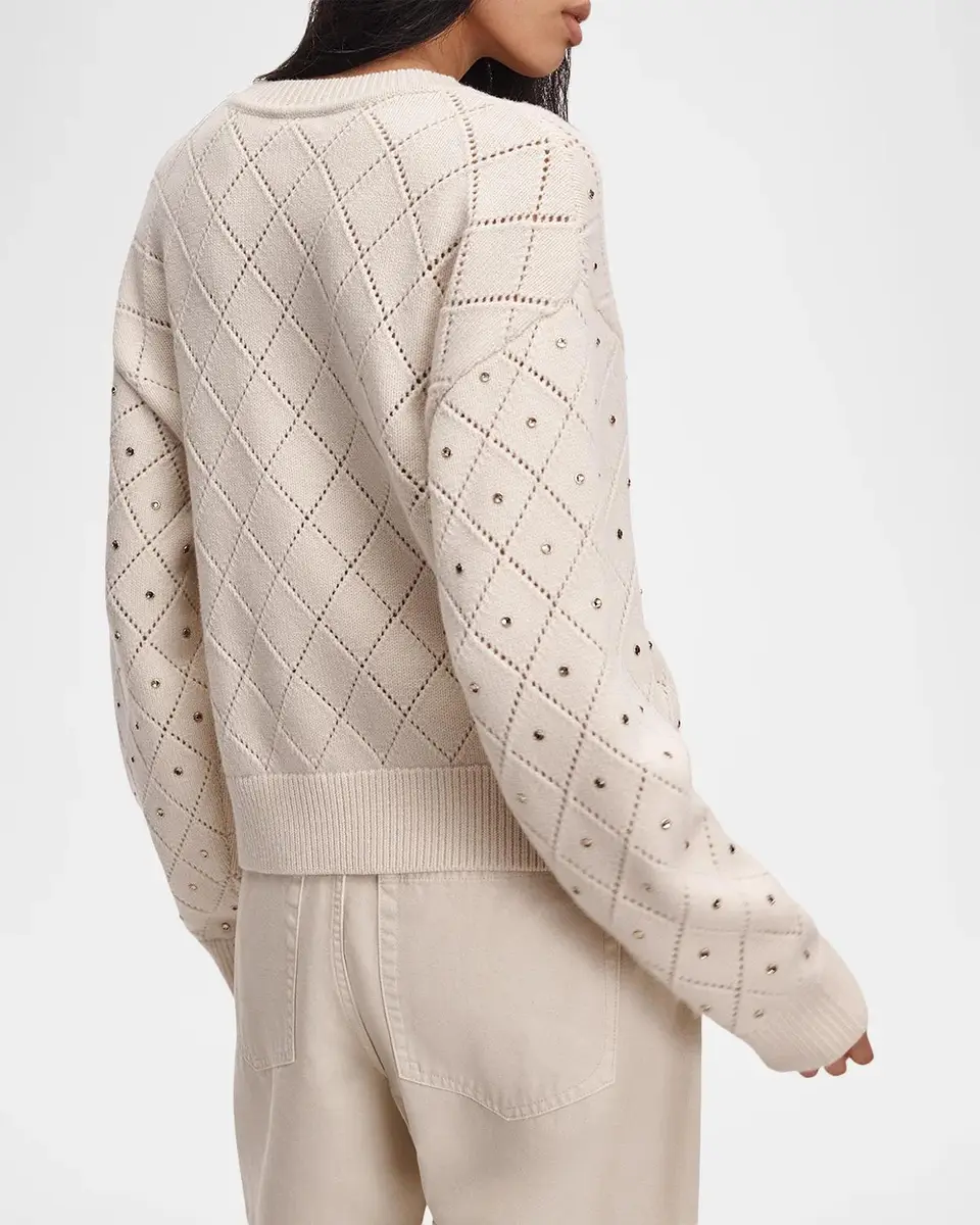 rag & bone Emma Rhinestone-Embellished Wool Sweater | Thumbnail 3 rag & bone Emma Rhinestone-Embellished Wool Sweater | Thumbnail 3