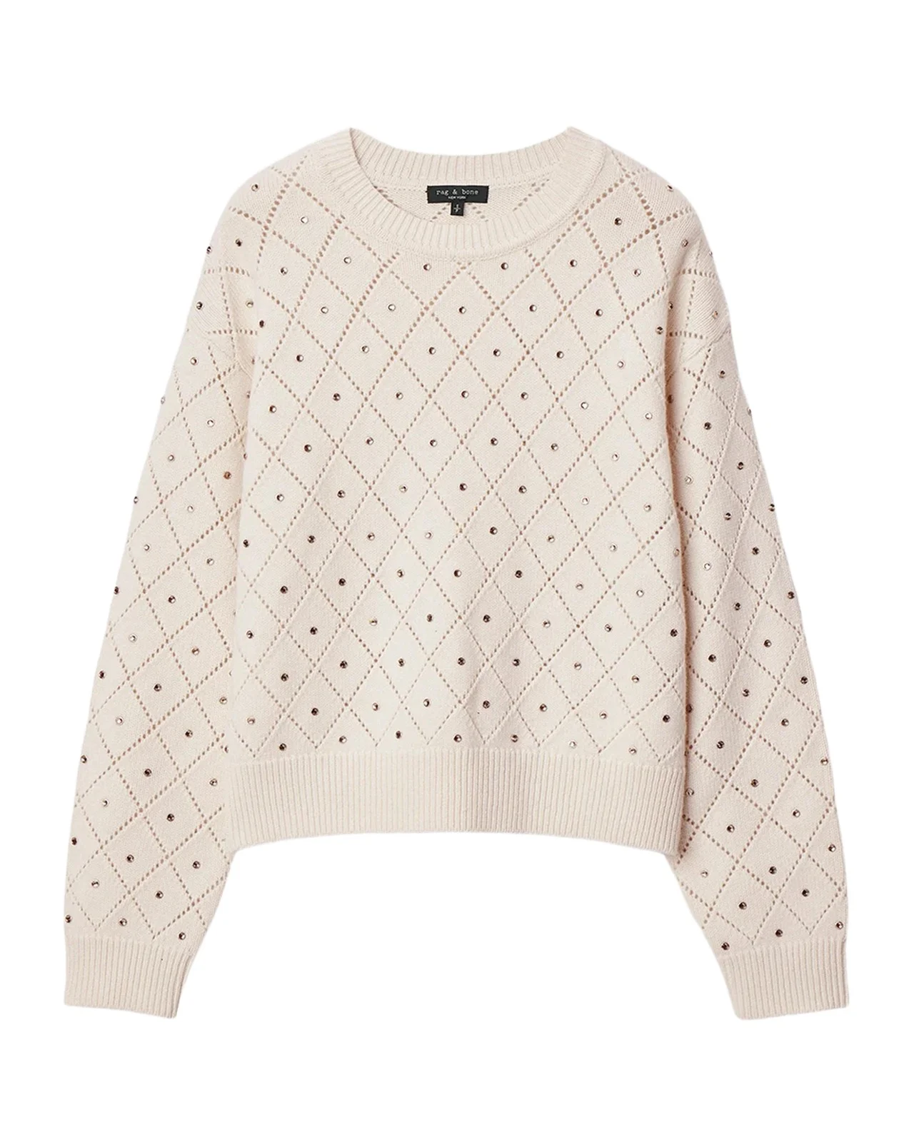 Emma Rhinestone-Embellished Wool Sweater