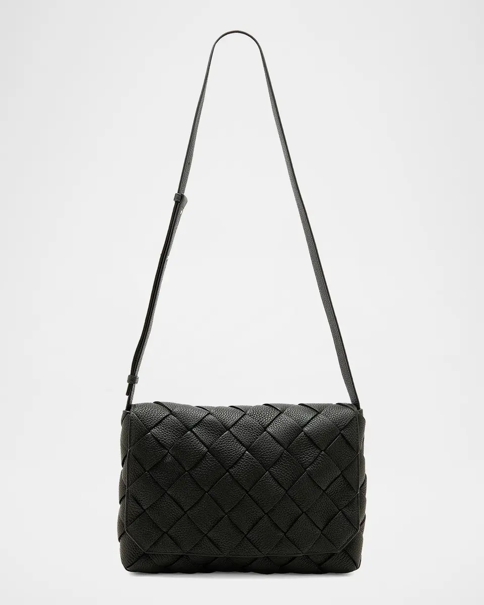 Bottega Veneta Men's Small Intreccio Leather Crossbody Bag | Thumbnail 5 Bottega Veneta Men's Small Intreccio Leather Crossbody Bag | Thumbnail 5