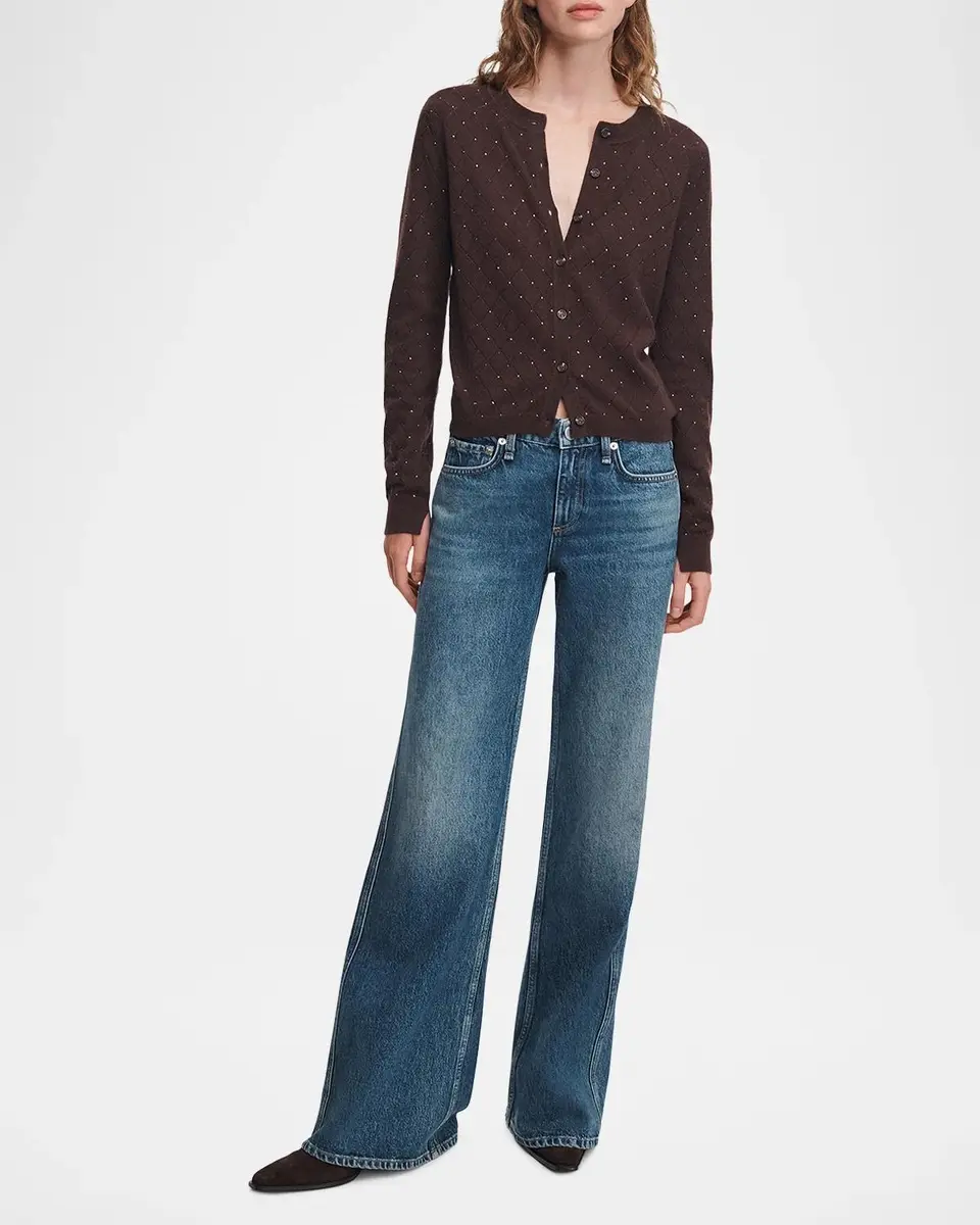 rag & bone Archie Jewel Cashmere-Blend Cardigan | Thumbnail 2 rag & bone Archie Jewel Cashmere-Blend Cardigan | Thumbnail 2