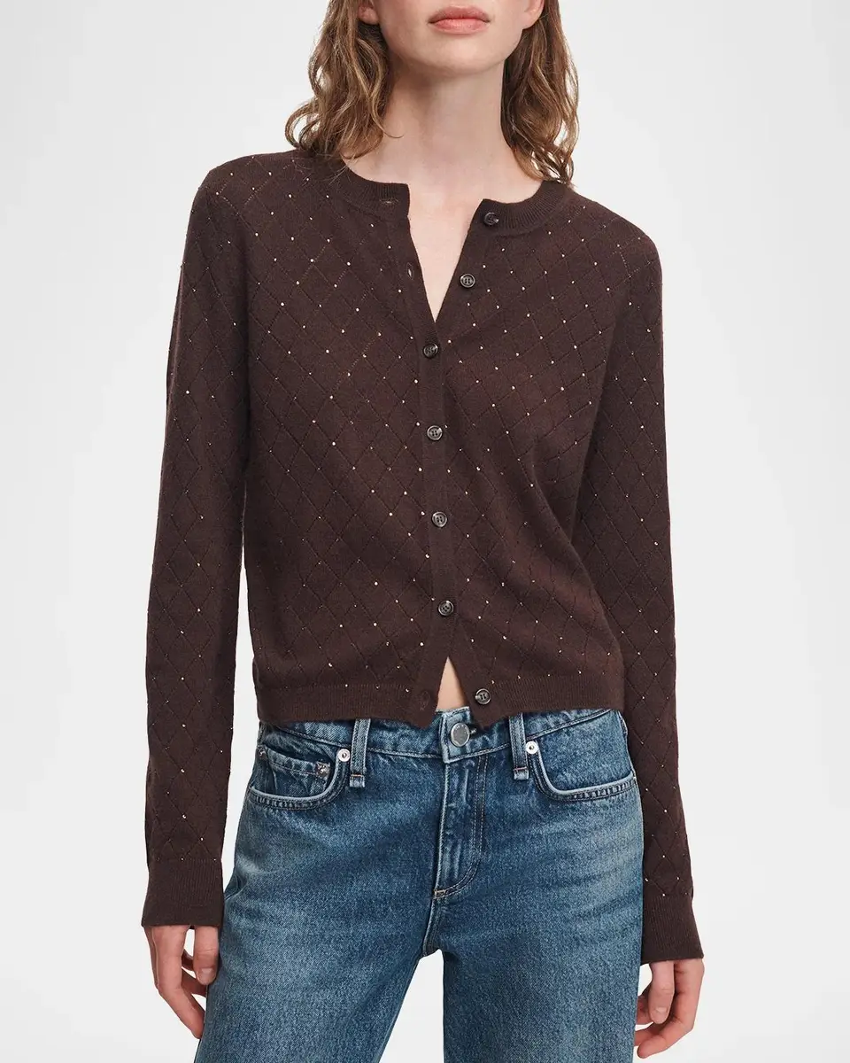 rag & bone Archie Jewel Cashmere-Blend Cardigan | Thumbnail 4 rag & bone Archie Jewel Cashmere-Blend Cardigan | Thumbnail 4