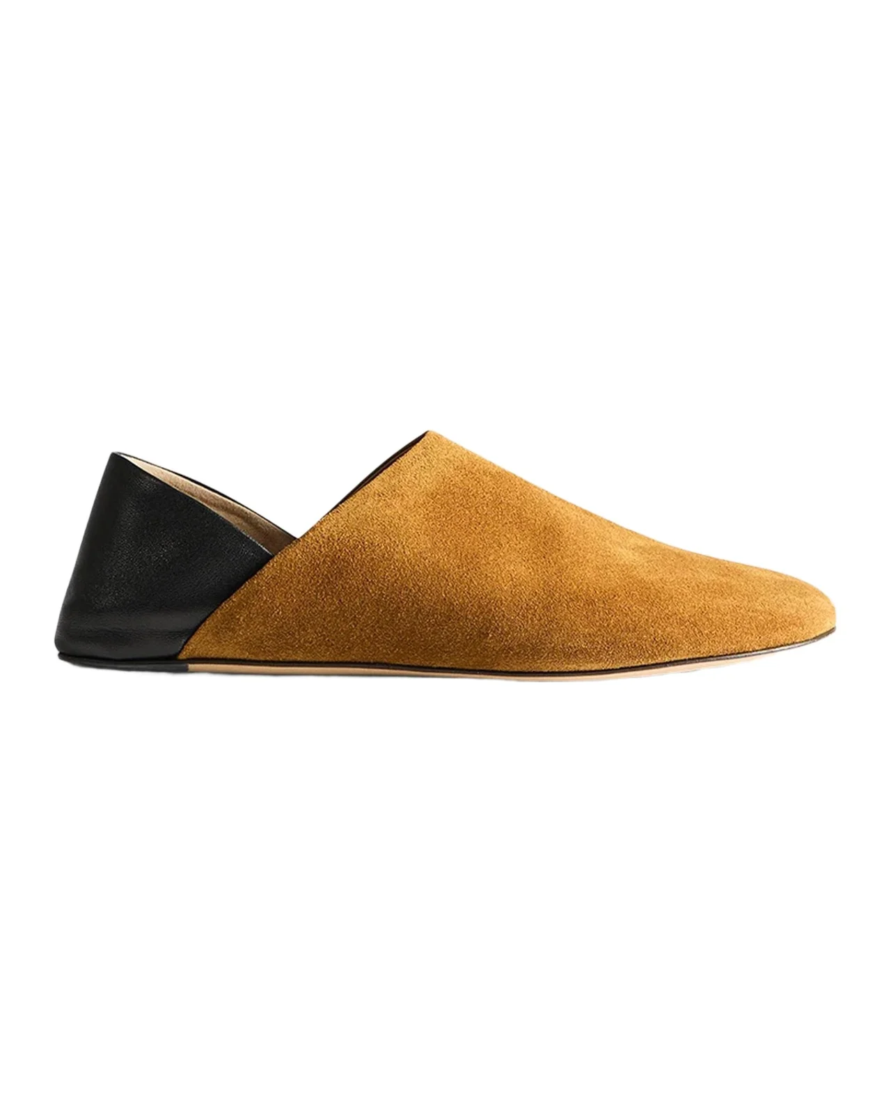 JW Anderson Men's Leather Foldable-Back Slipper Mules