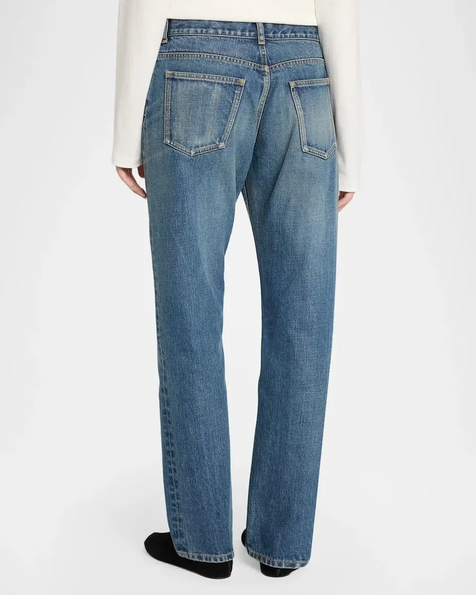 The Row Dinni Low-Rise Straight-Leg Jeans | Thumbnail 3