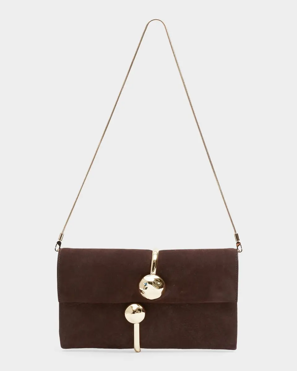 Simkhai Amaya Suede Clutch | Thumbnail 4