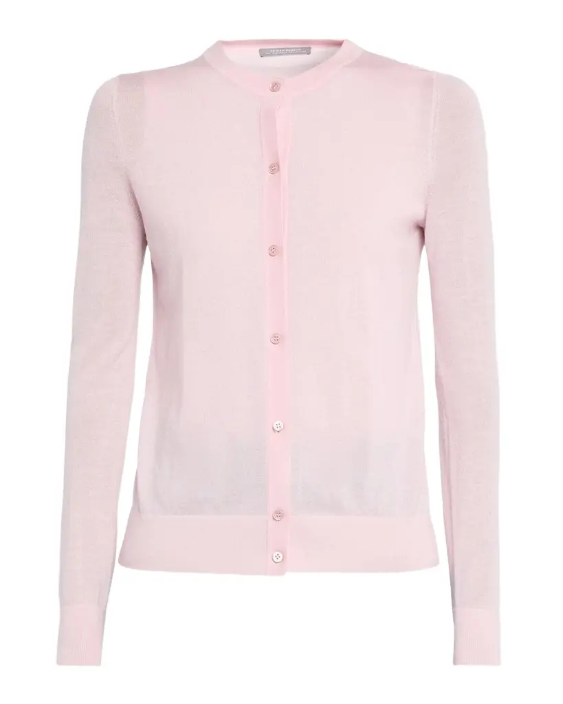 Superfine Cashmere Crewneck Cardigan Superfine Cashmere Crewneck Cardigan