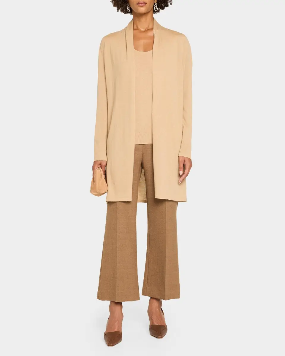 Neiman Marcus Cashmere Collection Superfine Cashmere Duster Cardigan | Thumbnail 2 Neiman Marcus Cashmere Collection Superfine Cashmere Duster Cardigan | Thumbnail 2