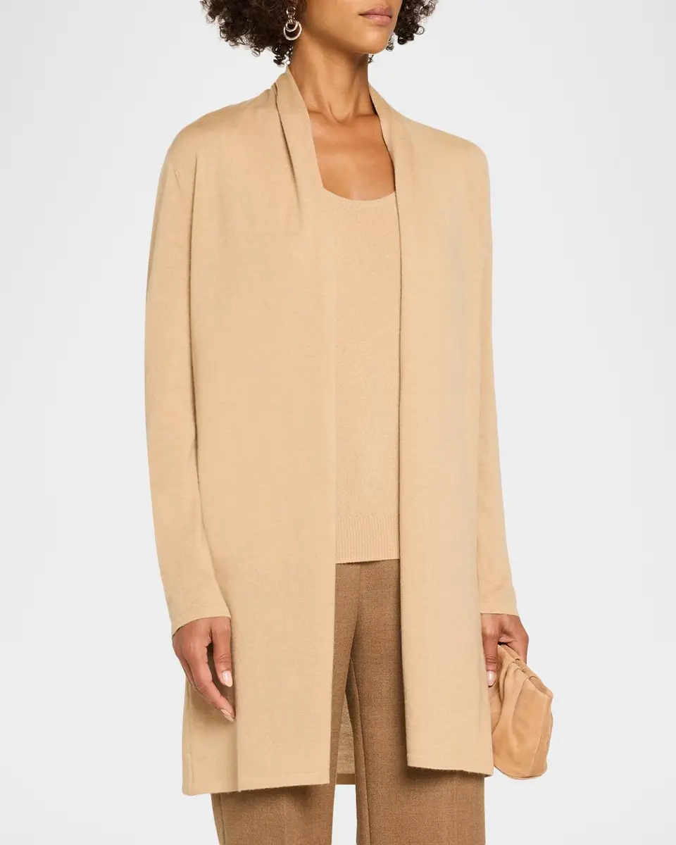 Neiman Marcus Cashmere Collection Superfine Cashmere Duster Cardigan | Thumbnail 4 Neiman Marcus Cashmere Collection Superfine Cashmere Duster Cardigan | Thumbnail 4