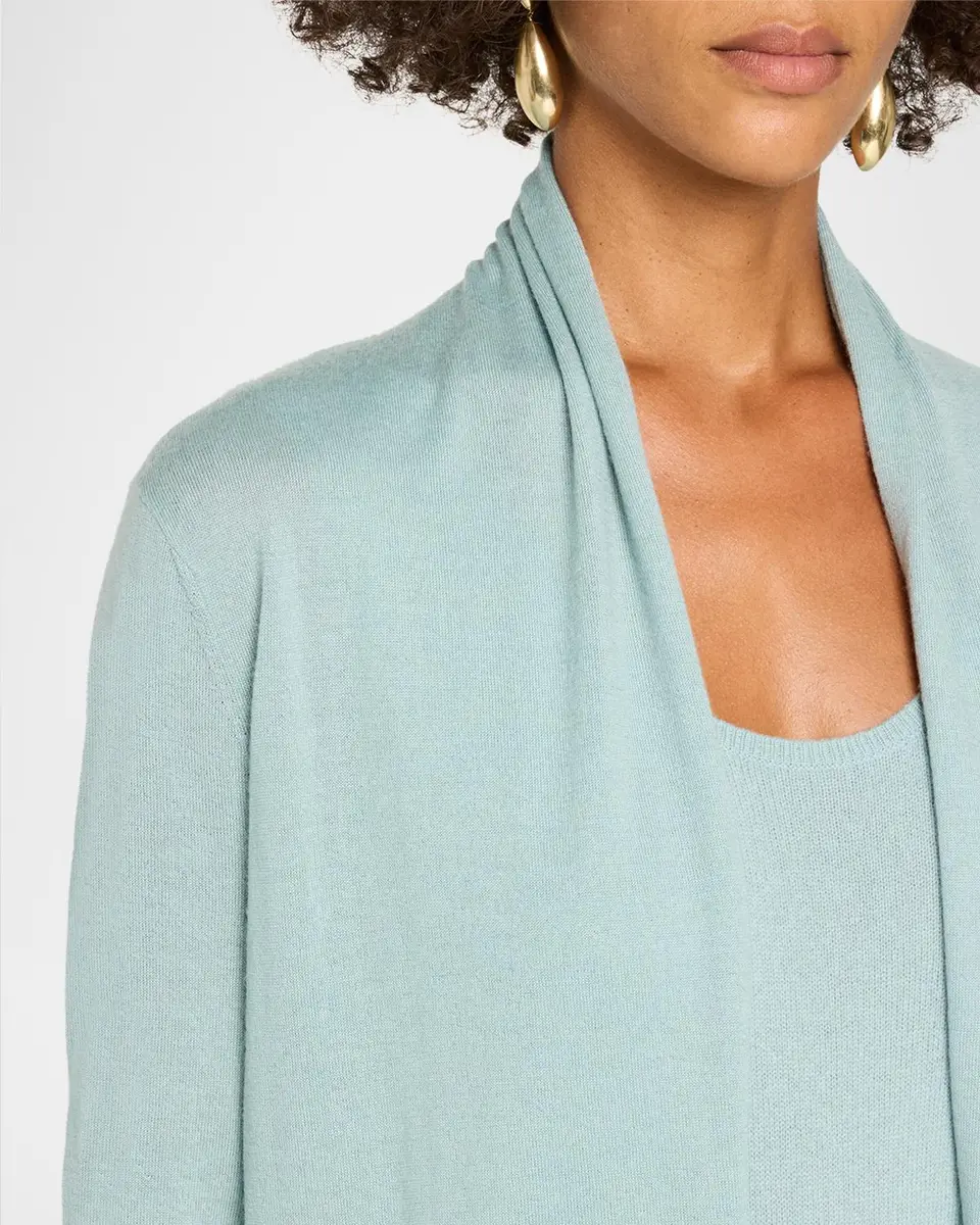 Neiman Marcus Cashmere Collection Superfine Cashmere Duster Cardigan | Thumbnail 5