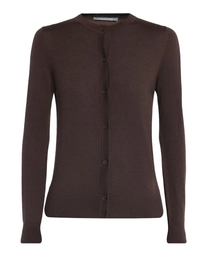 Superfine Cashmere Crewneck Cardigan Superfine Cashmere Crewneck Cardigan