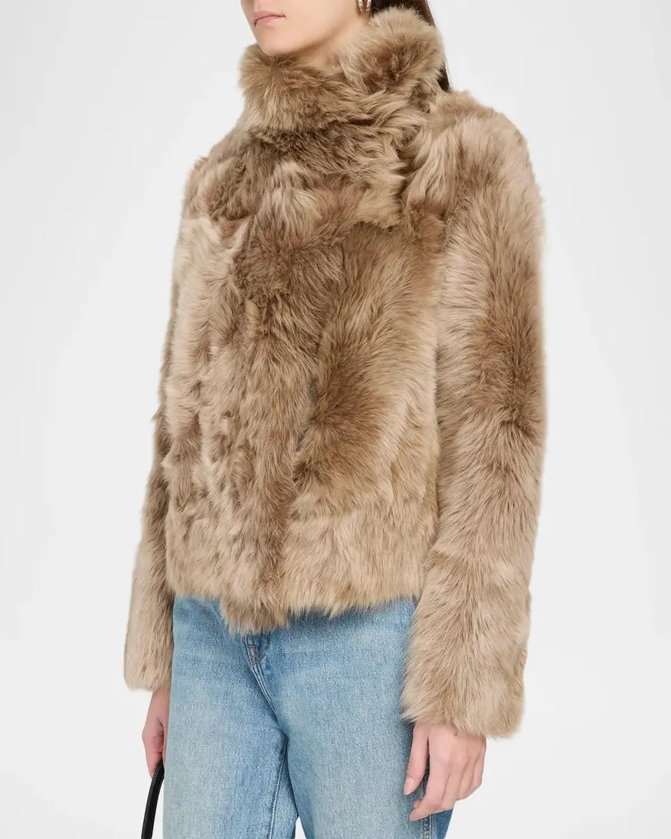 Yves Salomon Toscana Shearling Short Jacket | Thumbnail 4 Yves Salomon Toscana Shearling Short Jacket | Thumbnail 4