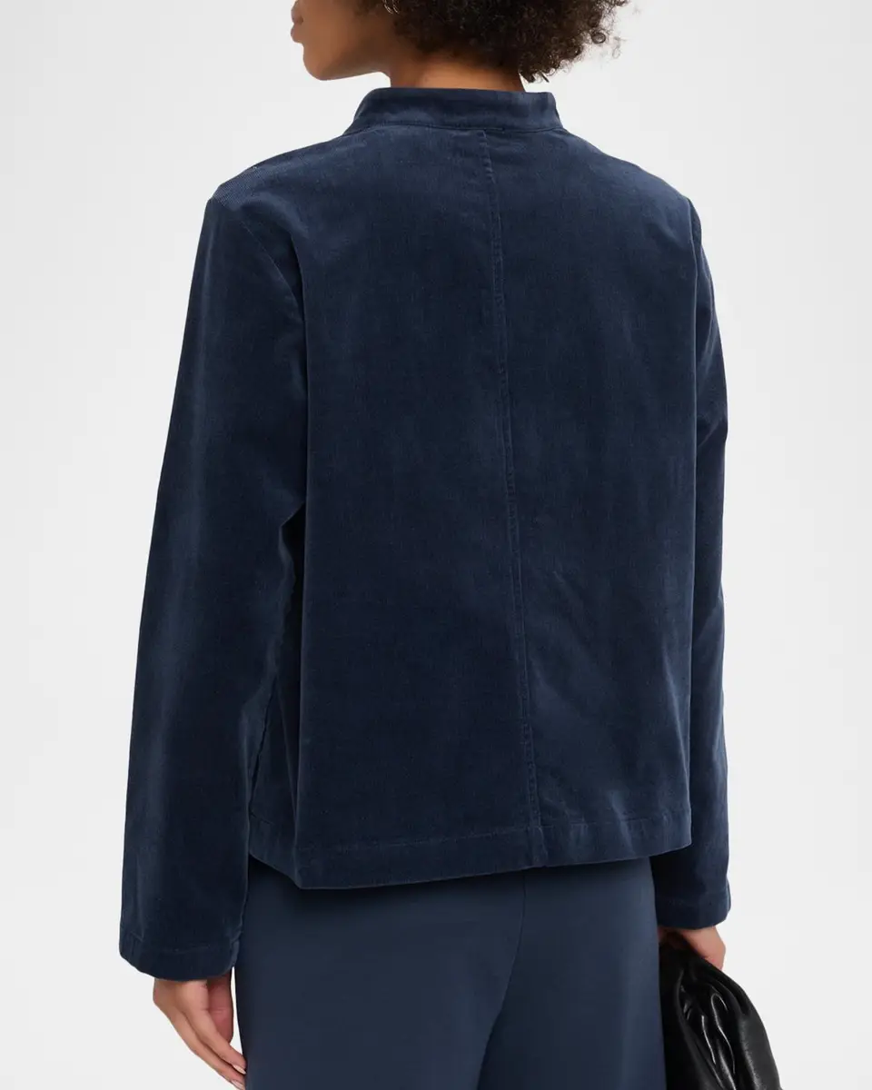 Eileen Fisher Button-Front Corduroy Jacket | Thumbnail 3