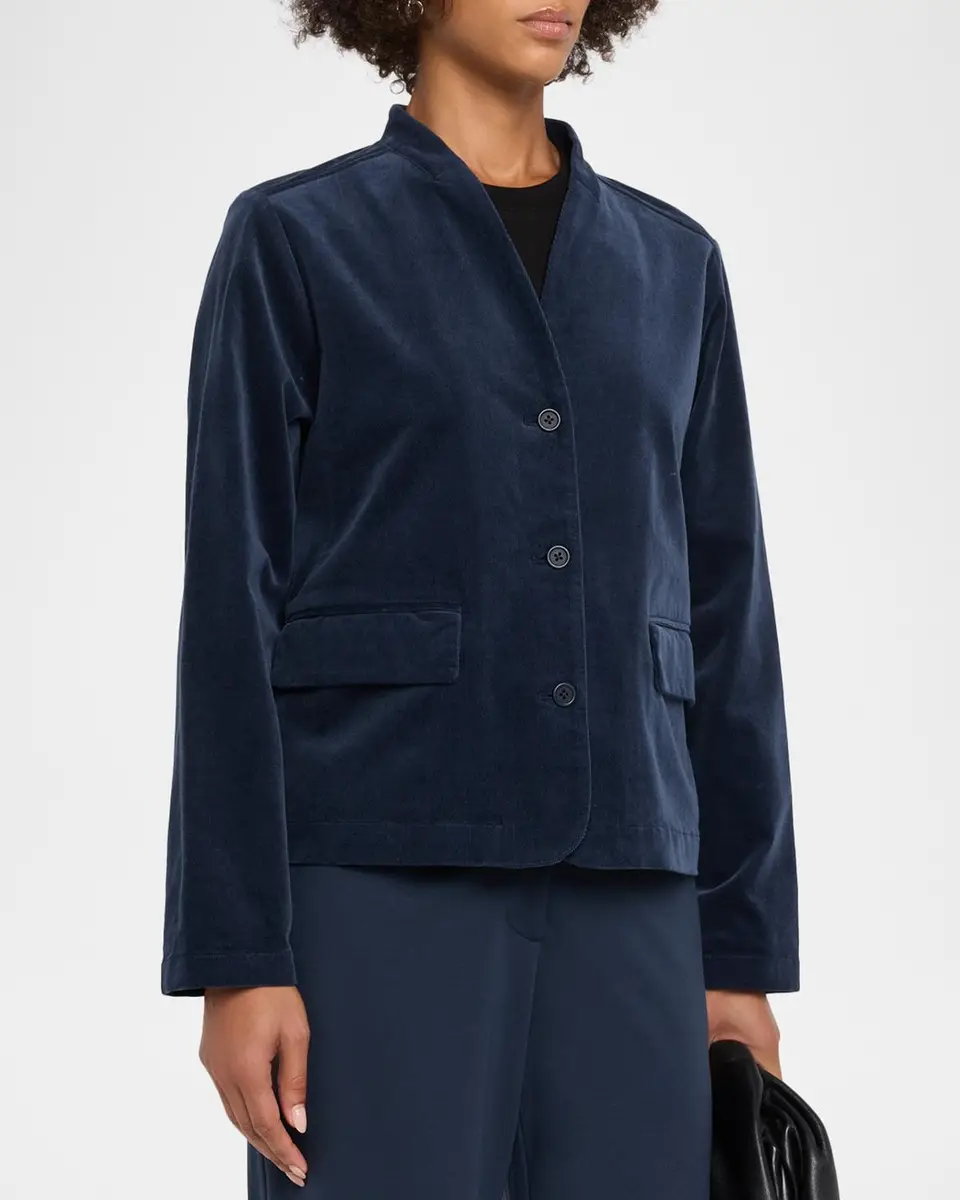 Eileen Fisher Button-Front Corduroy Jacket | Thumbnail 4