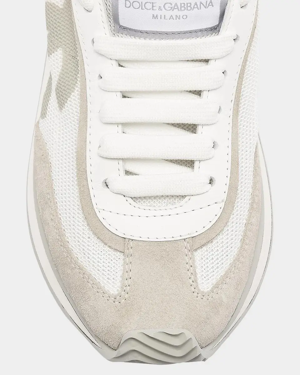 Dolce & Gabbana Mixed-Material DG Cushion Sneakers | Thumbnail 4 Dolce & Gabbana Mixed-Material DG Cushion Sneakers | Thumbnail 4