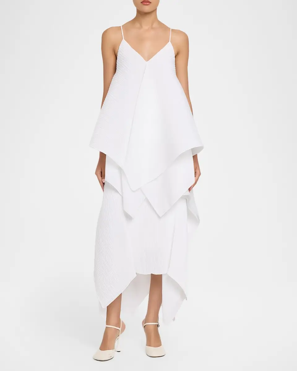 JW Anderson Pleated Handkerchief Midi Skirt | Thumbnail 2 JW Anderson Pleated Handkerchief Midi Skirt | Thumbnail 2