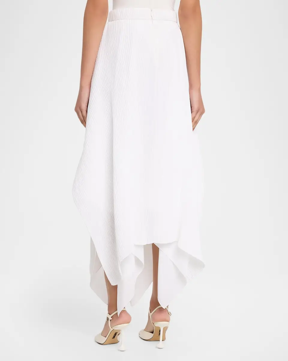 JW Anderson Pleated Handkerchief Midi Skirt | Thumbnail 3 JW Anderson Pleated Handkerchief Midi Skirt | Thumbnail 3