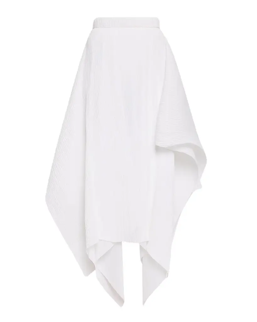 JW Anderson Pleated Handkerchief Midi Skirt