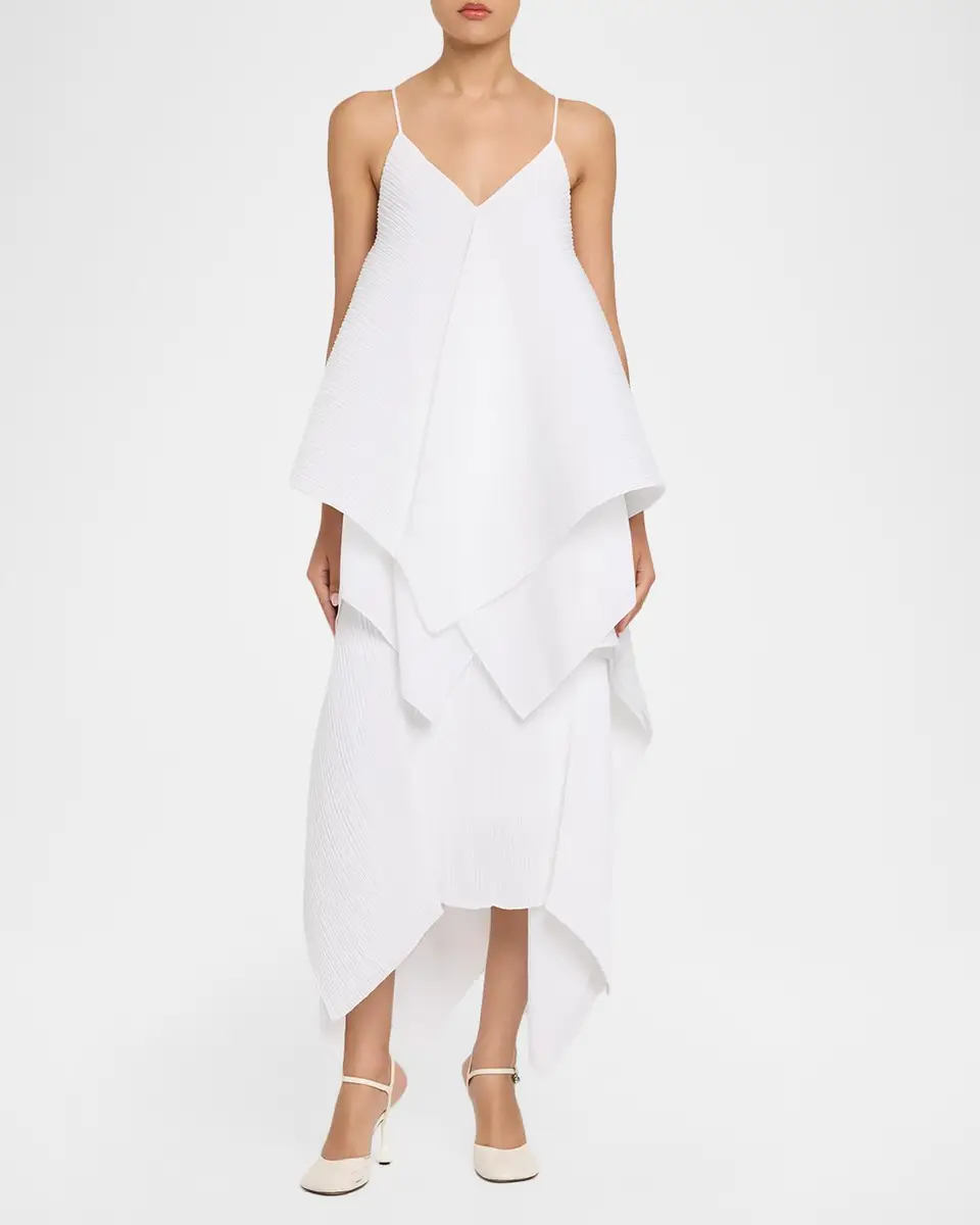 JW Anderson Pleated Layered Handkerchief Tank Top | Thumbnail 2 JW Anderson Pleated Layered Handkerchief Tank Top | Thumbnail 2
