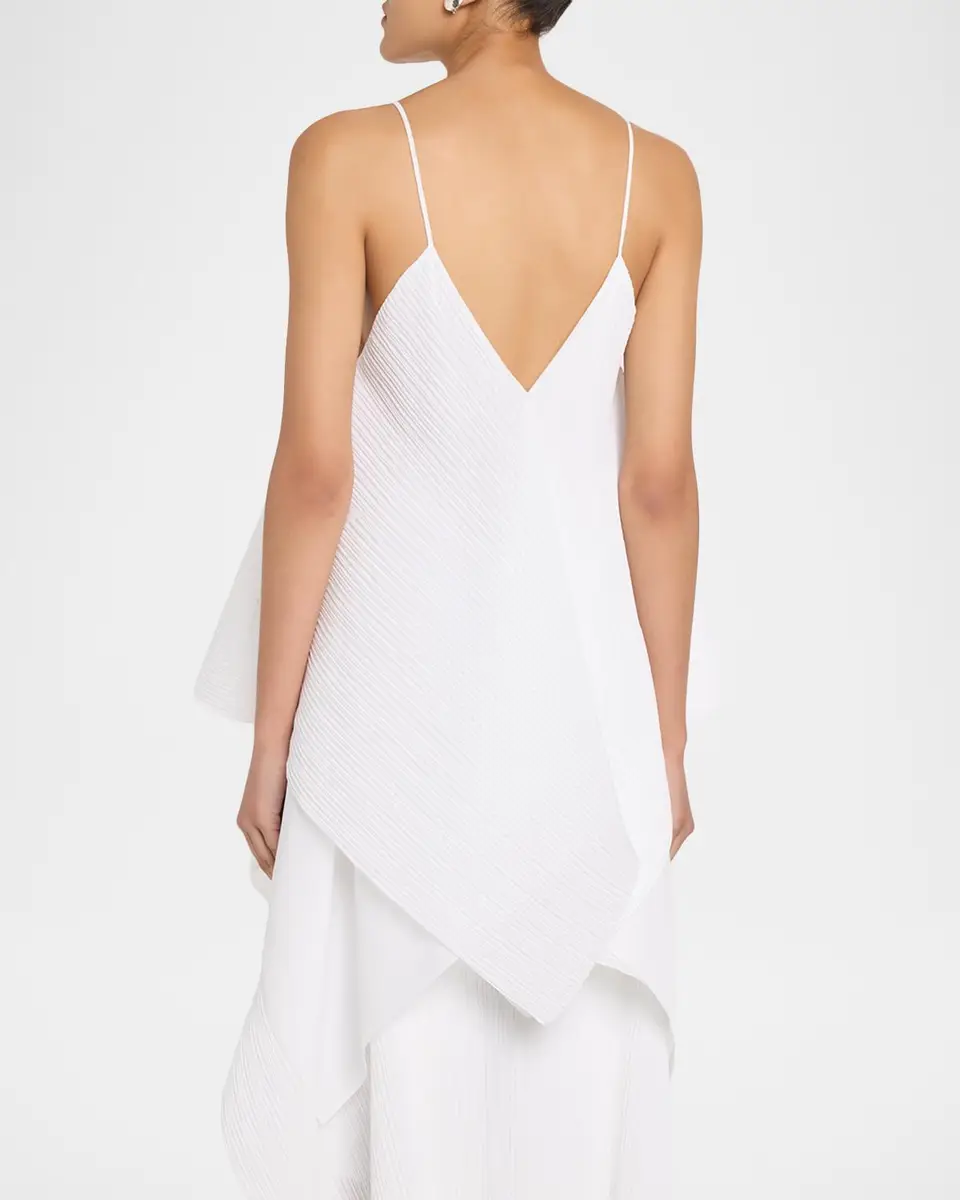 JW Anderson Pleated Layered Handkerchief Tank Top | Thumbnail 3 JW Anderson Pleated Layered Handkerchief Tank Top | Thumbnail 3