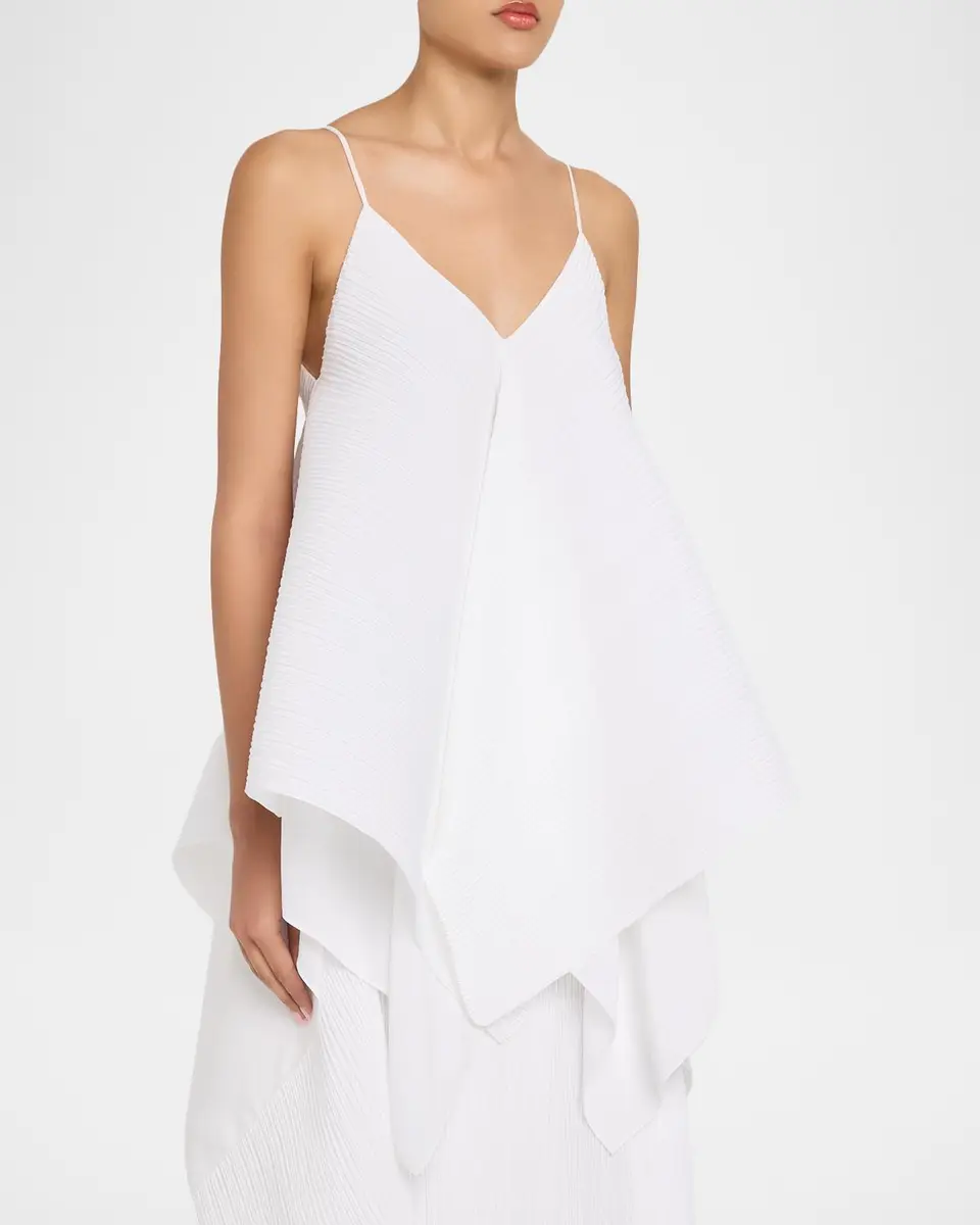 JW Anderson Pleated Layered Handkerchief Tank Top | Thumbnail 4 JW Anderson Pleated Layered Handkerchief Tank Top | Thumbnail 4