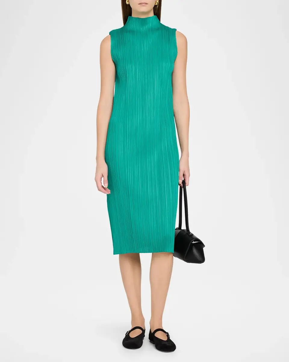 Issey Miyake Ribbed Midi Dress | Thumbnail 2 Issey Miyake Ribbed Midi Dress | Thumbnail 2
